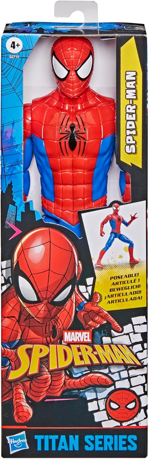 Marvel Spider-Man Titan Series Action Figure, 12-Inch (30 cm) Super Hero Toys for Kids Ages 4+