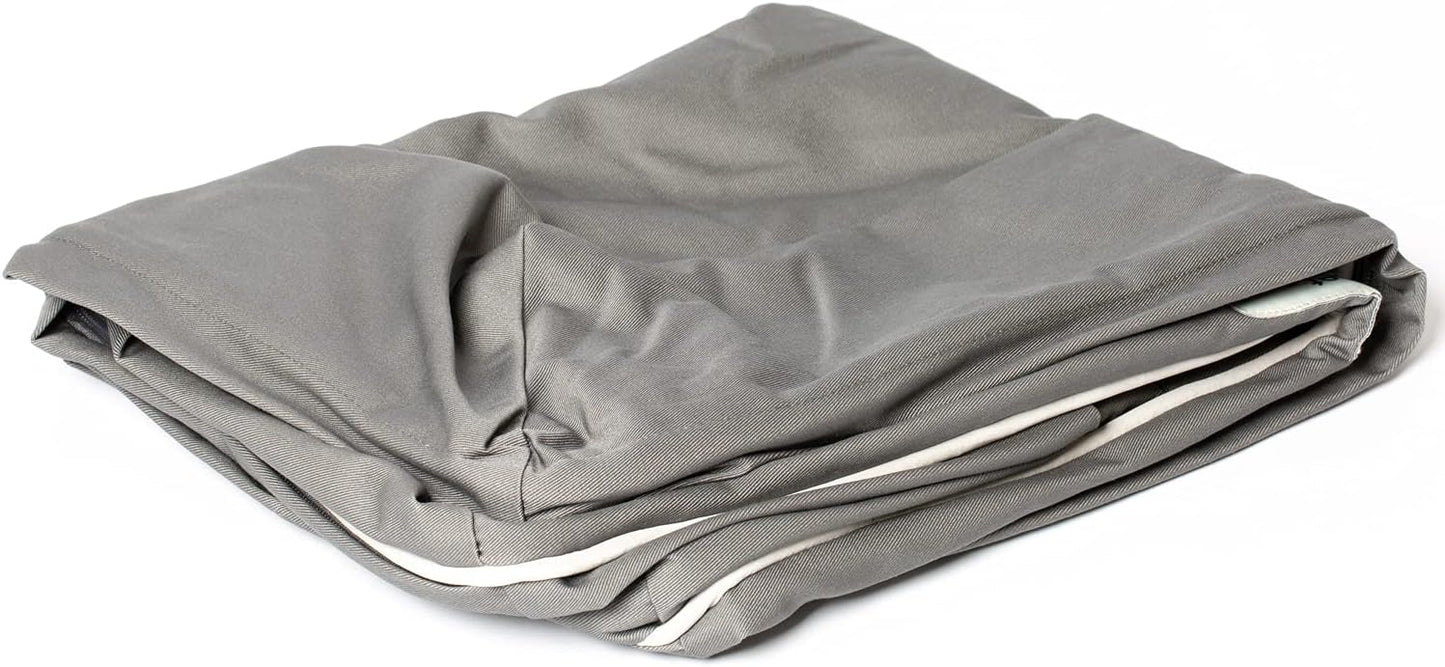 PetFusion Replacement Cover for Ultimate Dog Lounge Dog Bed Cover Jumbo 2XL - Grey