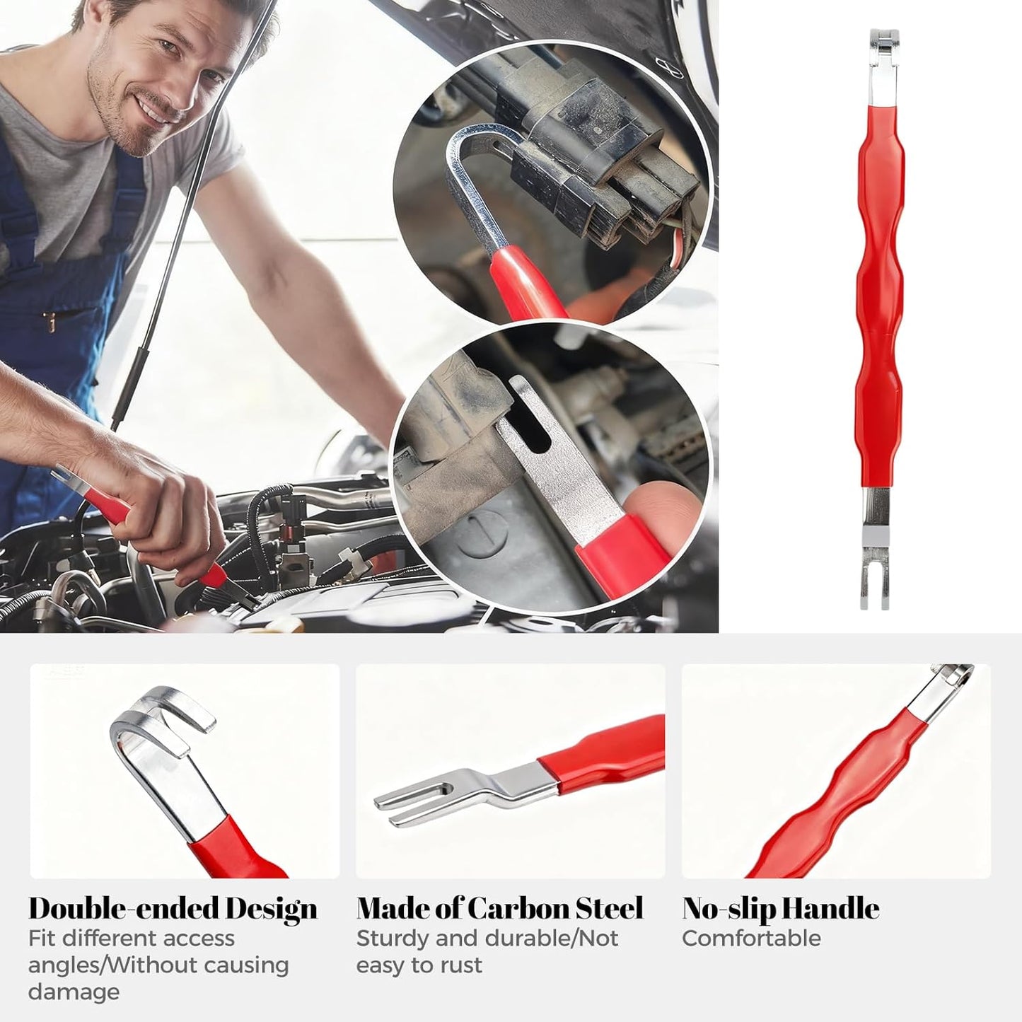 5Pcs Electrical Disconnect Pliers for Cars, Electrical Connector Separator Tool, Automotive Connector Disconnect Pliers for Cars, Trucks, SUVs