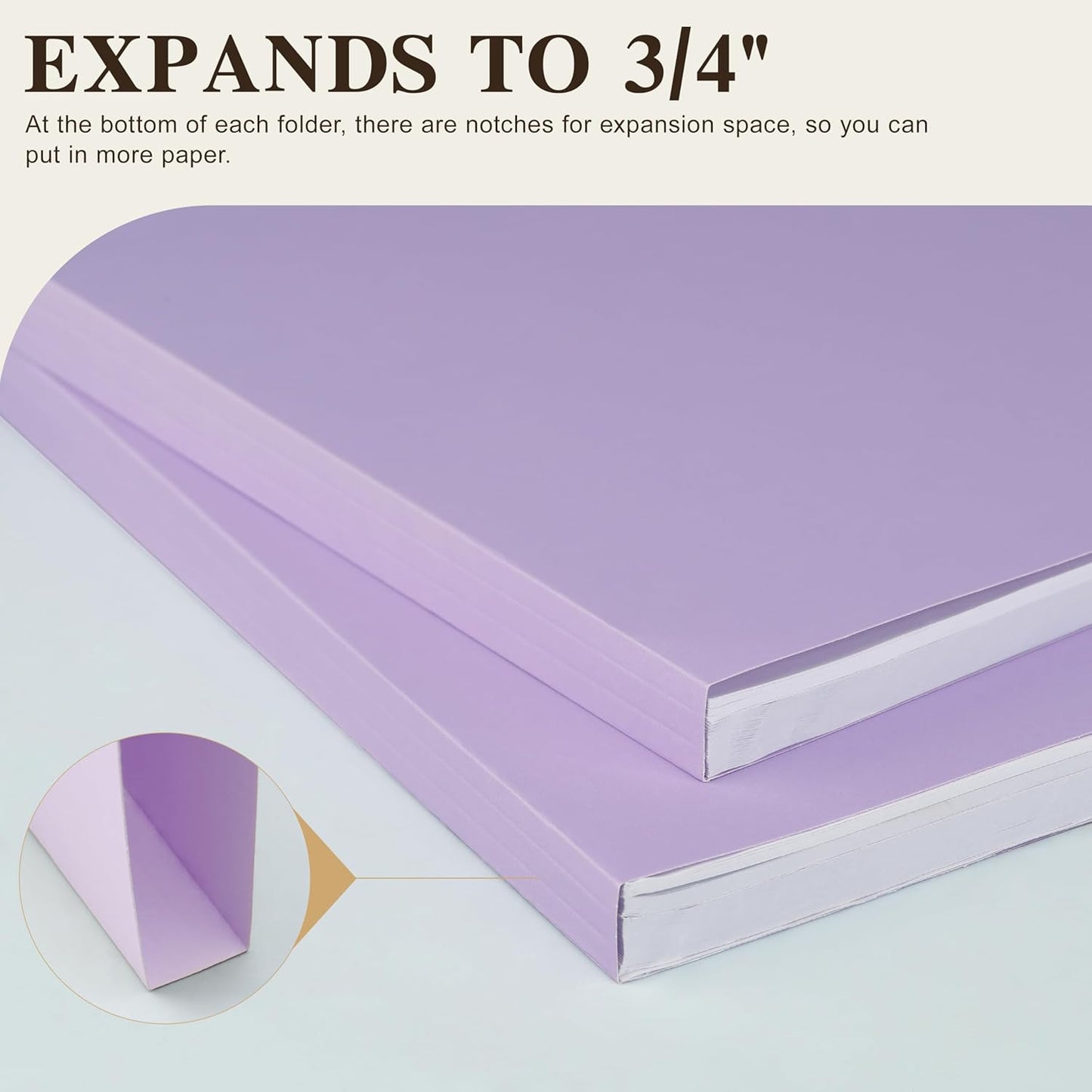 Color File Folders, 1/3-Cut Tabs, 18 Pack File Folder Letter Size, 6 Pastel Colors Organizer File Folders for School Home Office Business