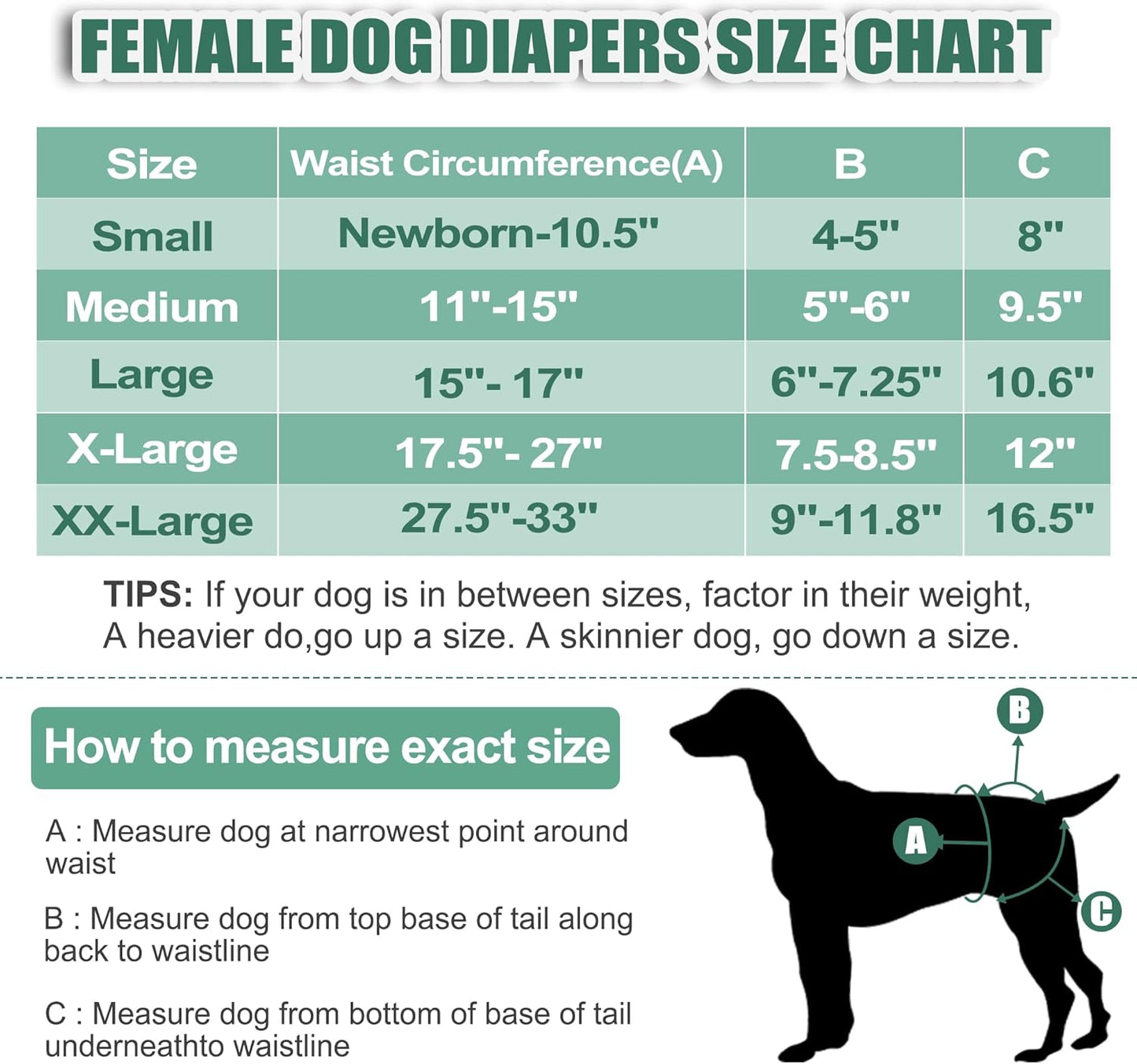Langsprit Dog Diapers, Washable Female Dog Diapers, Super Absorbent, Doggie Diapers for Female Dogs in Heat, Puppy Potty Training, Excitable Urination, Or Incontinence, 5 Pack, Cute Bees, Small