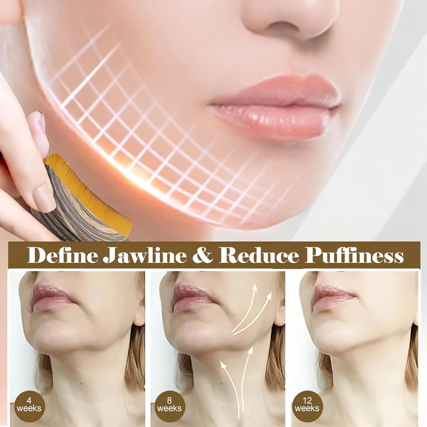 2 PCS Lymphatic Contour Face Brush, Lymphatic Drainage Massager, Ergonomic Face Beauty Tool，Designed to Fit The Skin Precisely and Relieve Fatigue for All Skin Types