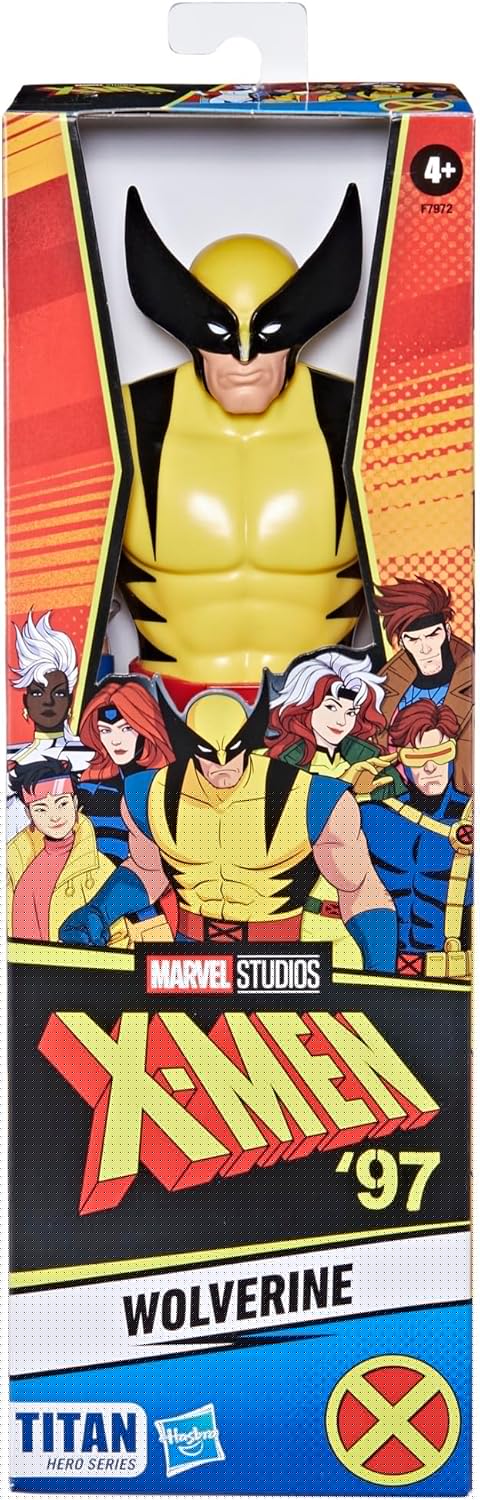 Marvel Titan Hero Series X-Men Wolverine 12-Inch-Scale Action Figure, X-Men Toys, Super Hero Toys for Kids, Ages 4 and Up