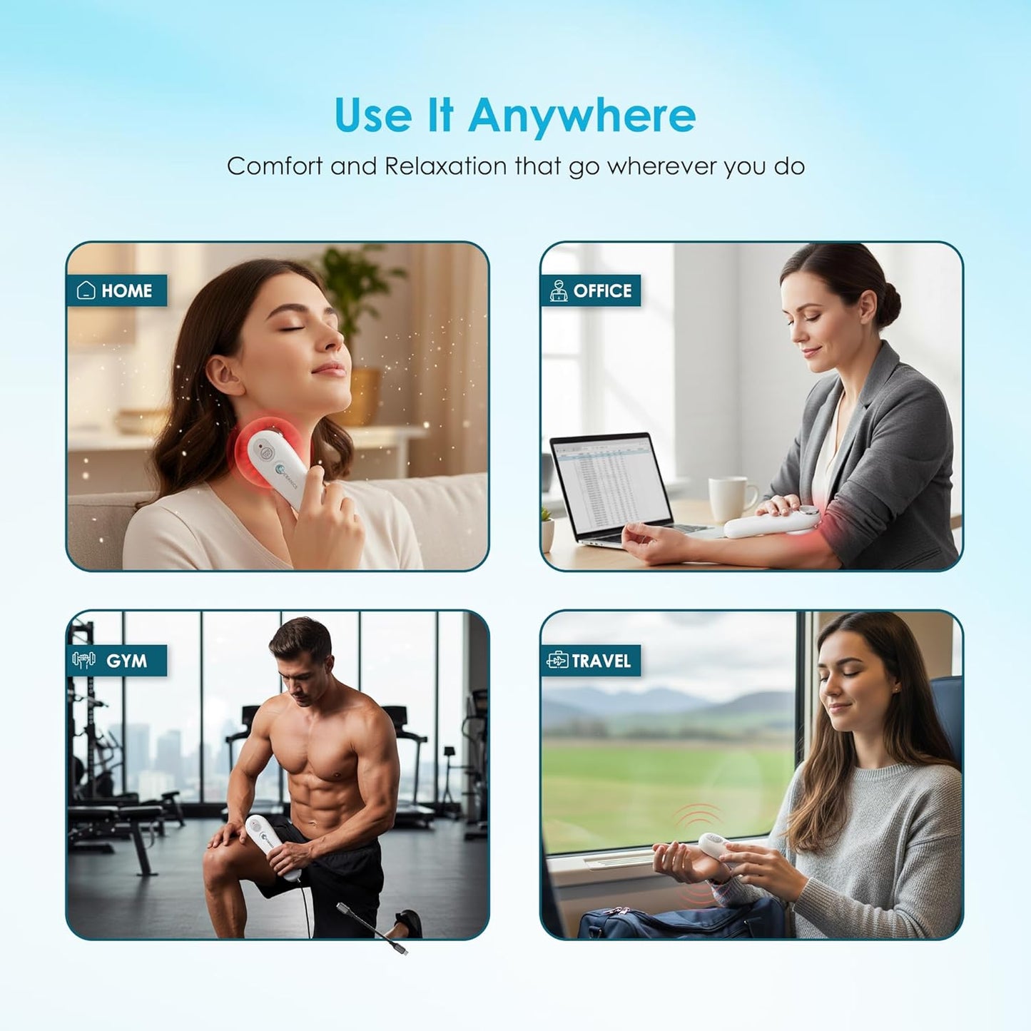 Portable Drug Free Muscle Recovery massage gun Compact Therapy Device Built for Simple Handling and Daily Application Therapy Machine for back massage Personal Health Care & Everyday Wellness Sessions