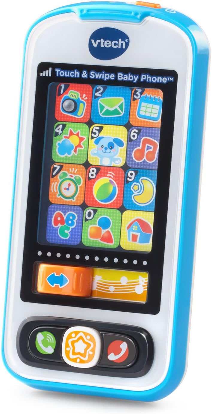 VTech Touch and Swipe Baby Phone, Blue