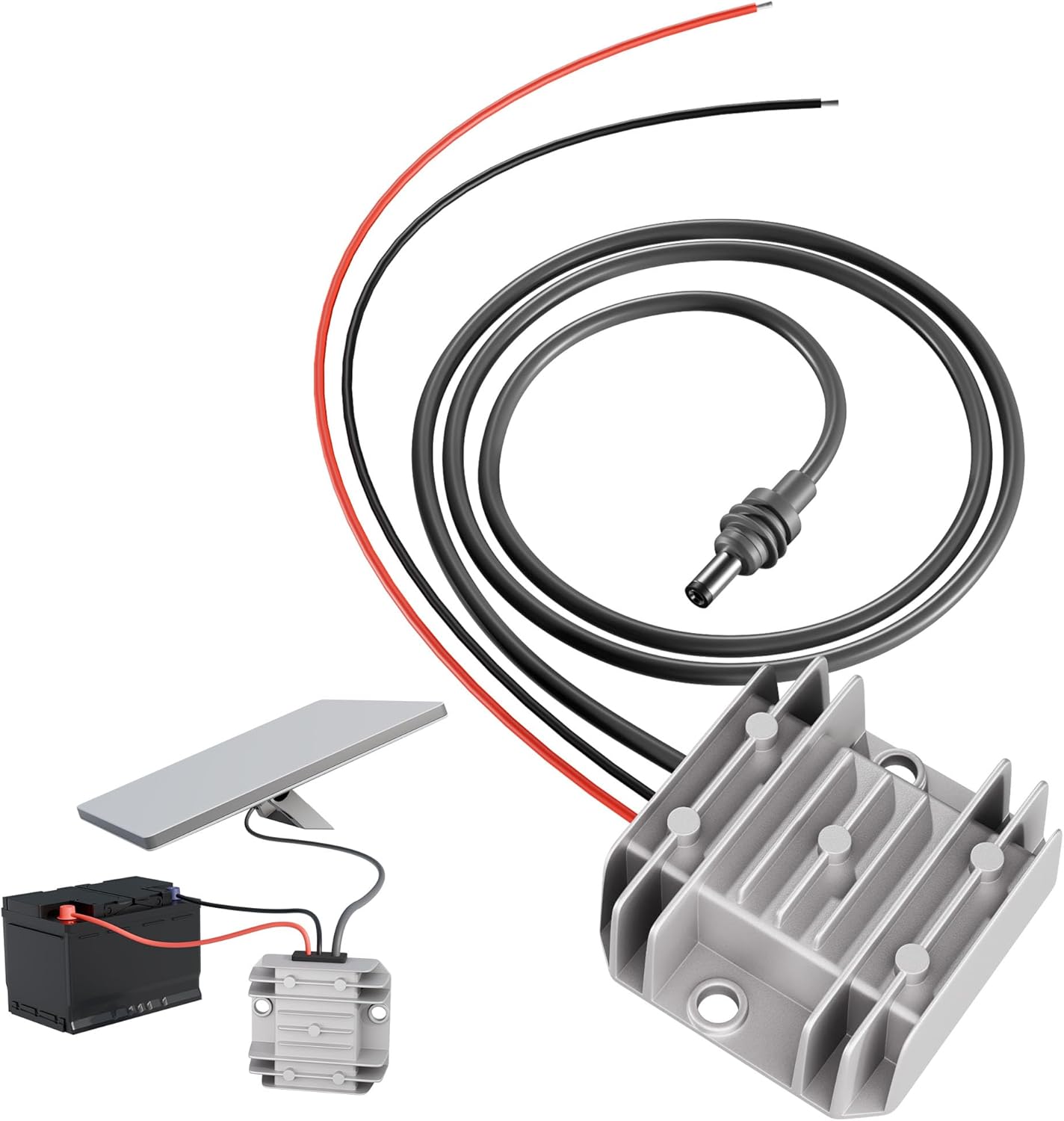 Starlink Mini 12V Adapter, Starlink Mini Power Supply 12/24V Step Up to 30V 3.5A Power Converter 9-28V Input Conversion Kit for Truck RV Marine