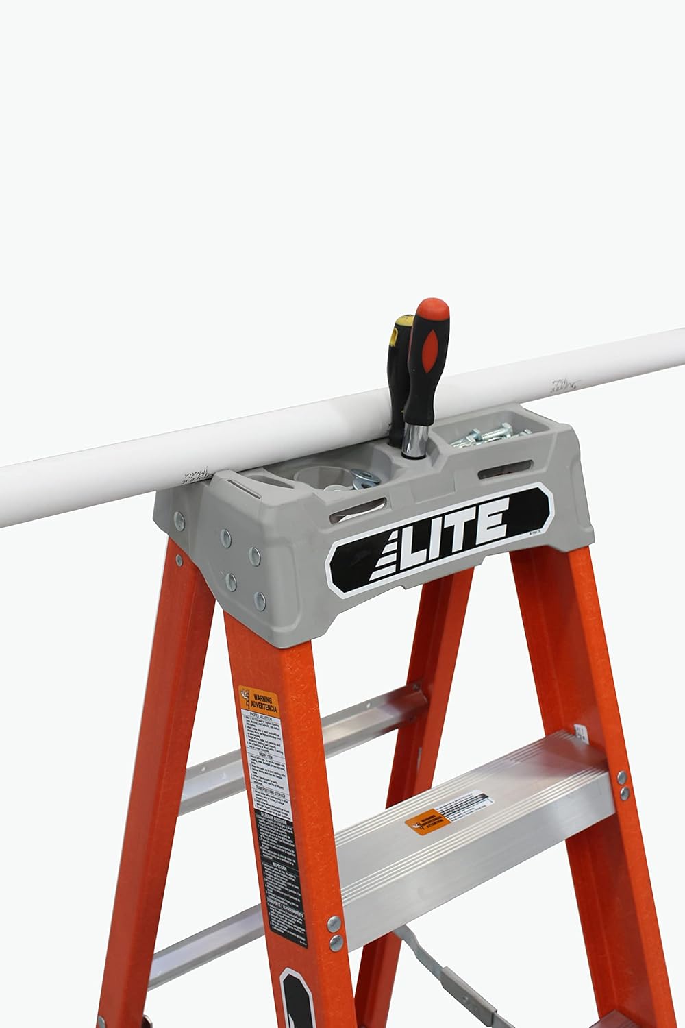 LITE 4-Foot Fiberglass Step Ladder, 300-Pound Load Capacity, Type IA, LP-3011-04