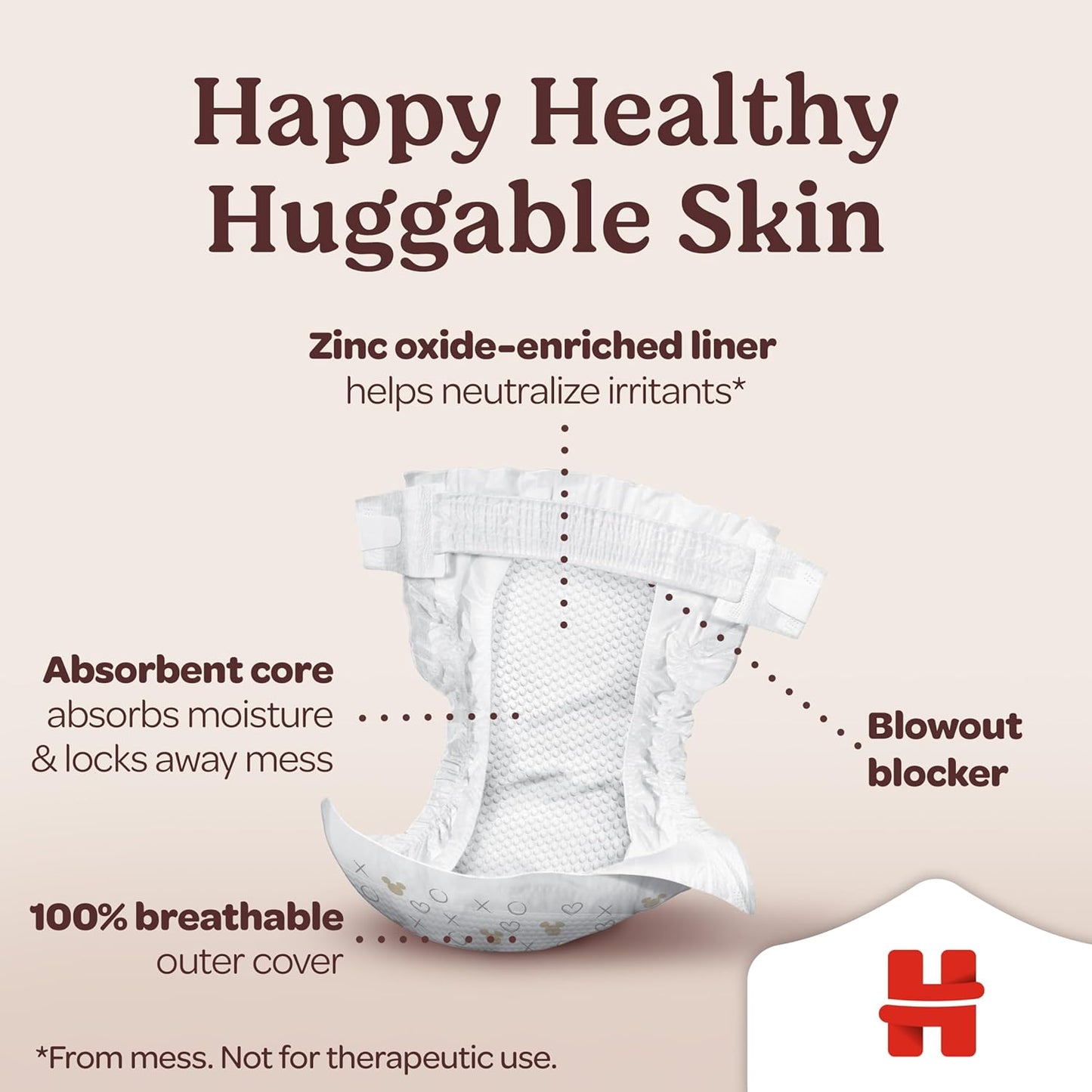 Huggies Size 1 Diapers, Skin Essentials Baby Diapers, Size 1 (8-14 lbs), 84 Count, Packaging May Vary