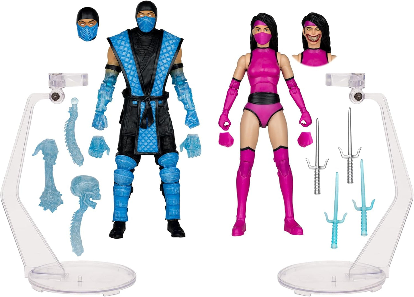 Mortal Kombat Sub Zero VS Mileena - 2pk- Classics WV1