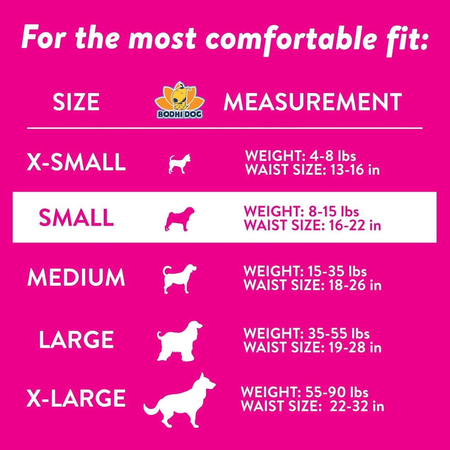 Bodhi Dog Disposable Female Dog Diapers - Super Absorbent Dog Diapers for Female Heat Cycle - Adjustable Fit Pee Wraps for Potty Training, Moisture Control & Wetness Indicator - Extra Small (20 Count)