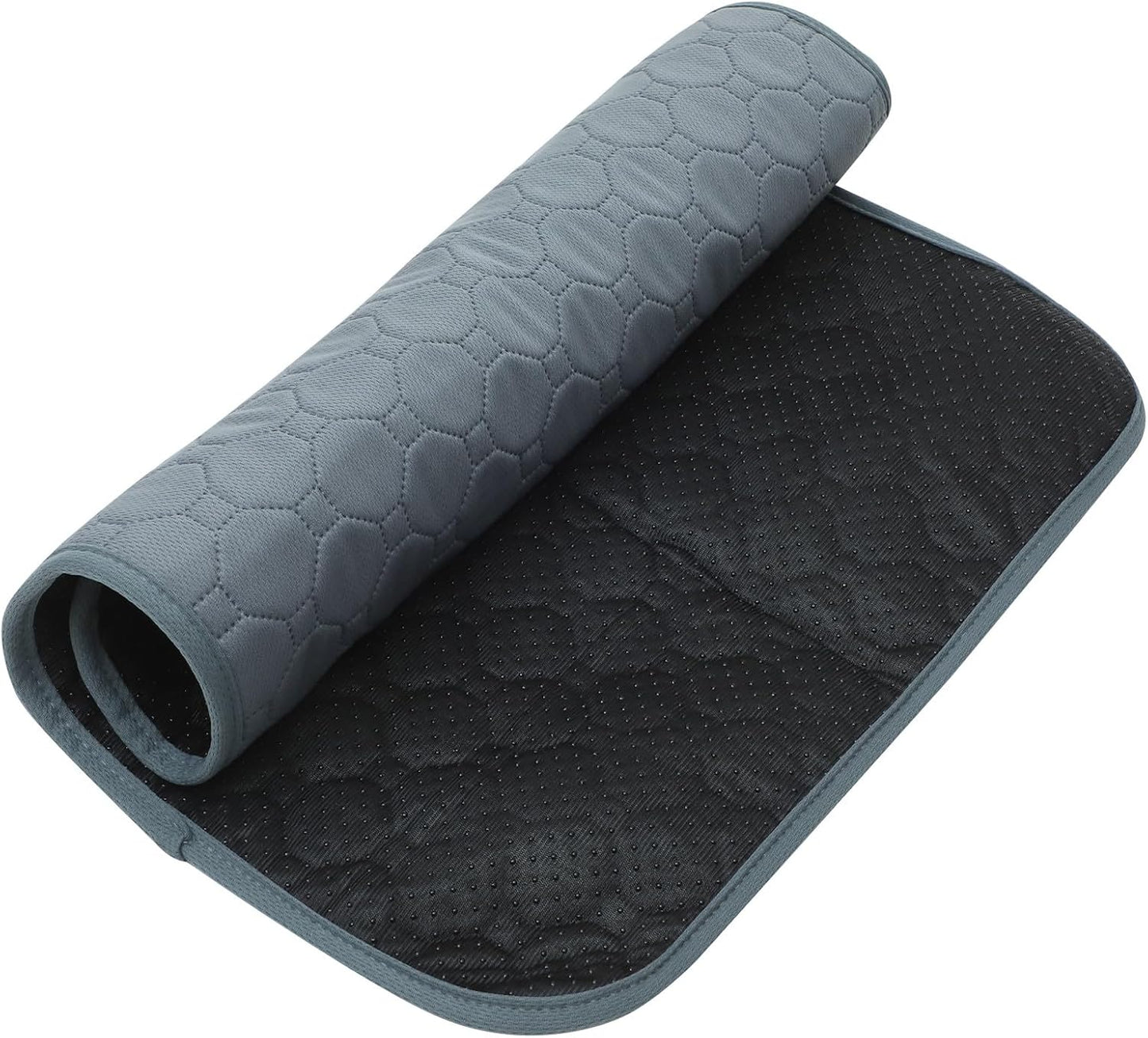 Pet Cooling Mat and Dog Urine Pad, Multipurpose Anti-Slip Absorbent Washable Cushion, Small Size for Indoor Summer Use