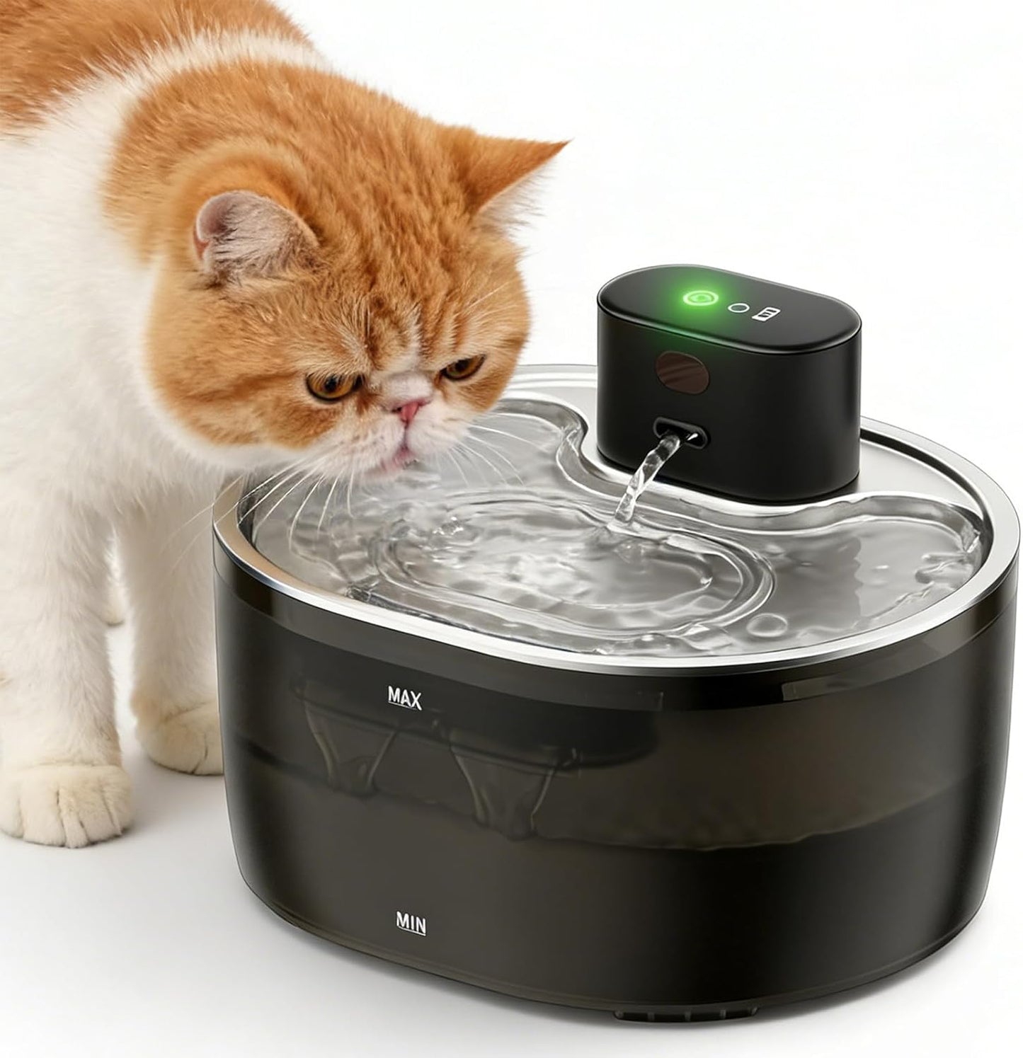 Water Dispenser for Pet Cats and Dog Automatic Fountain Safe Large Capacity Quilet Watering Bowl for Home Fountain for Dog