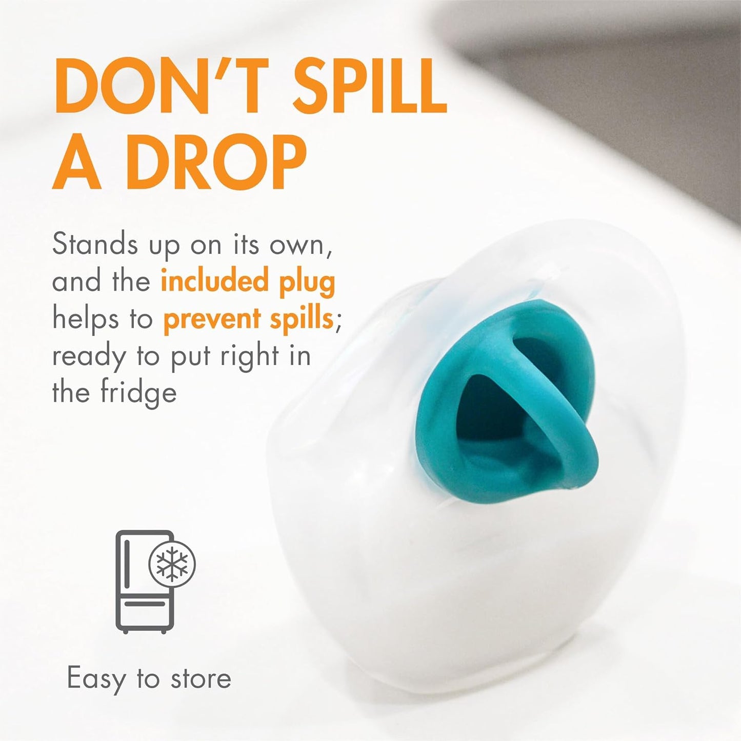 Boon Trove Silicone Manual Breast Pump - Passive Milk Collector - Hands Free Breast Pump for Nursing - Breastfeeding Essentials - 1 Count