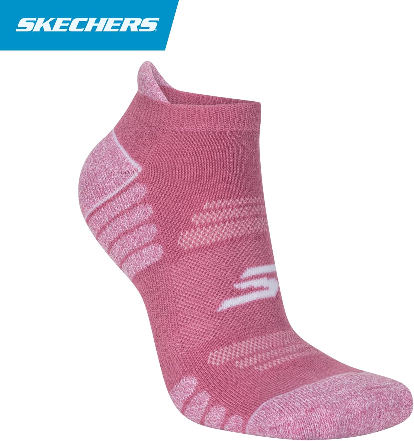Skechers Women's 3-pack Performance Pickleball Low Cut Socks, Odor Control & Mesh Ventilation
