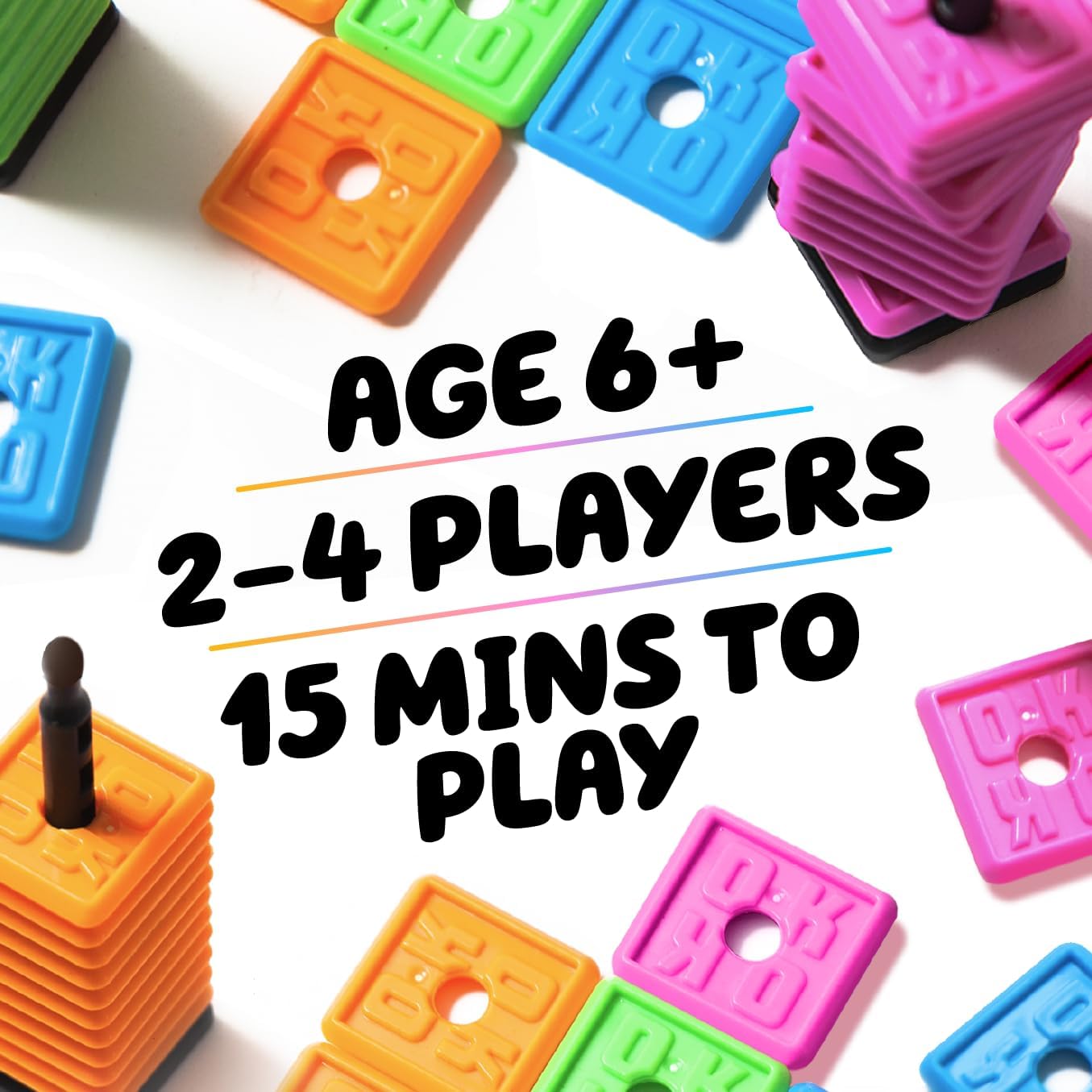 OK Play - Easter Basket Stuffer | Award-Winning Travel Game for Family & Friends | 2–4 Players | Waterproof Game | Learn in 10 Seconds