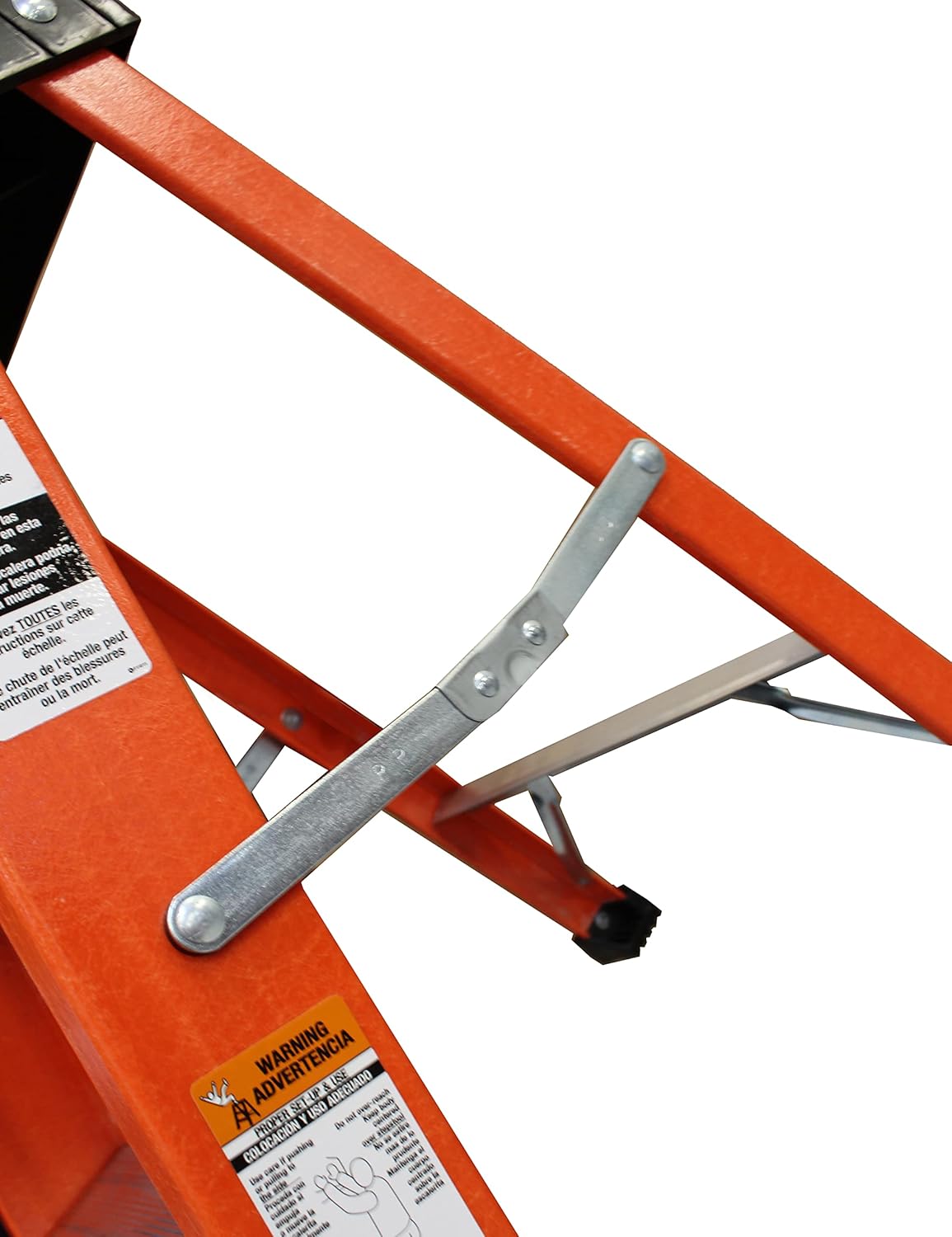 LITE 4-Foot Fiberglass Step Ladder, 300-Pound Load Capacity, Type IA, LP-3011-04