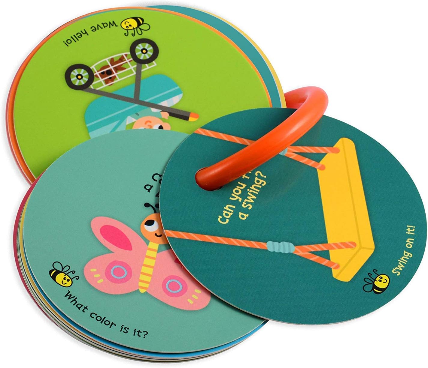MOLLYBEE Kids Toddler Outdoor Scavenger Hunt Cards at The Park, Toddler Games, Gifts for Ages 2, 3, 4