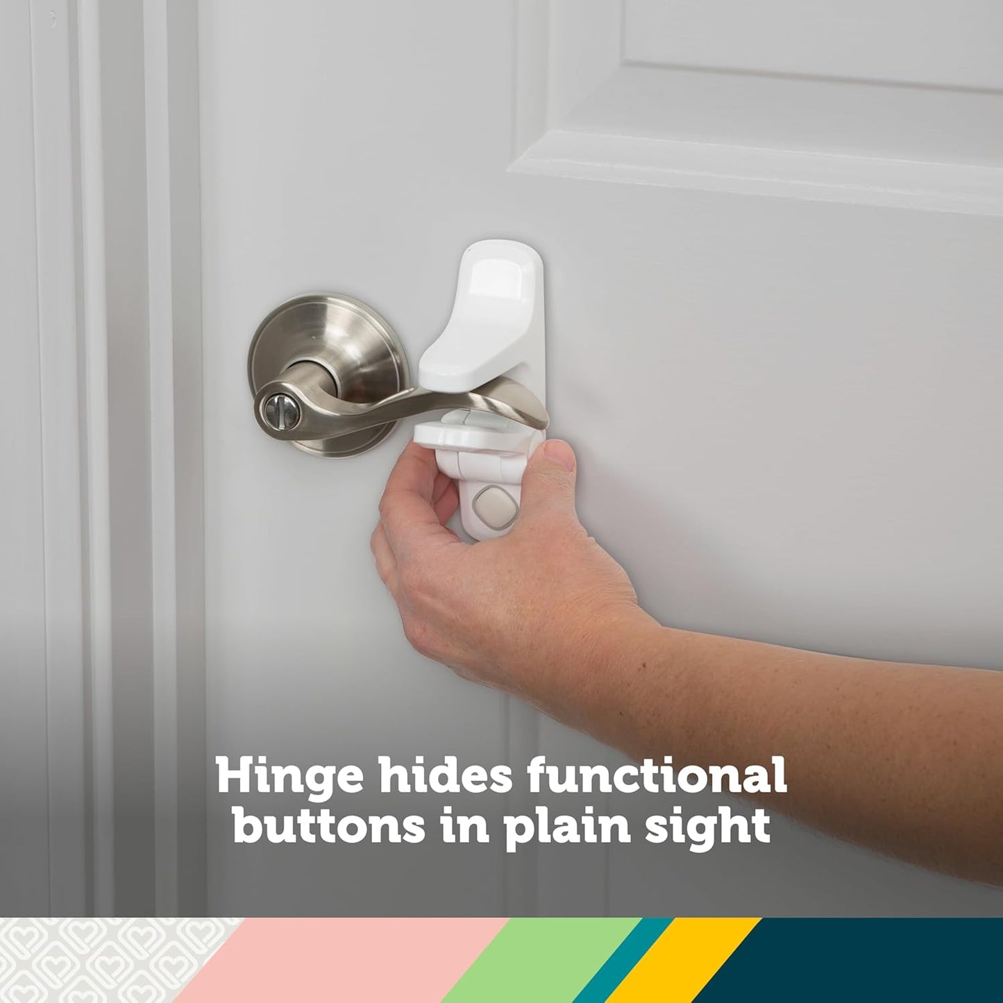Safety 1st OutSmart Child Proof Door Lever Lock, White, 1 Count