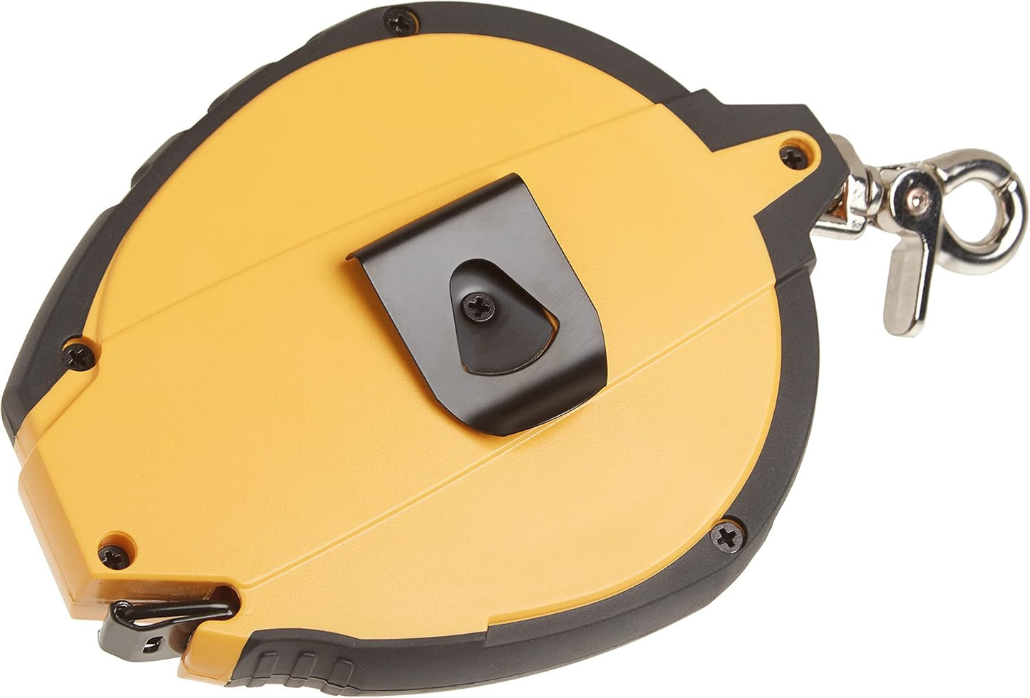 DEWALT Tape Measure, 100-Foot, Self-Lock, Solid Chrome Finish, Rubber Grip (DWHT34036L)