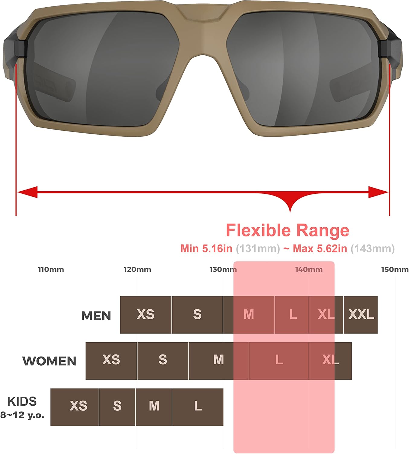 HTS HUNTERSKY Ballistic Tactical ANSI Z87.1+ Impact Protection Anti Fog Shooting Glasses Military Grade Airsoft Range