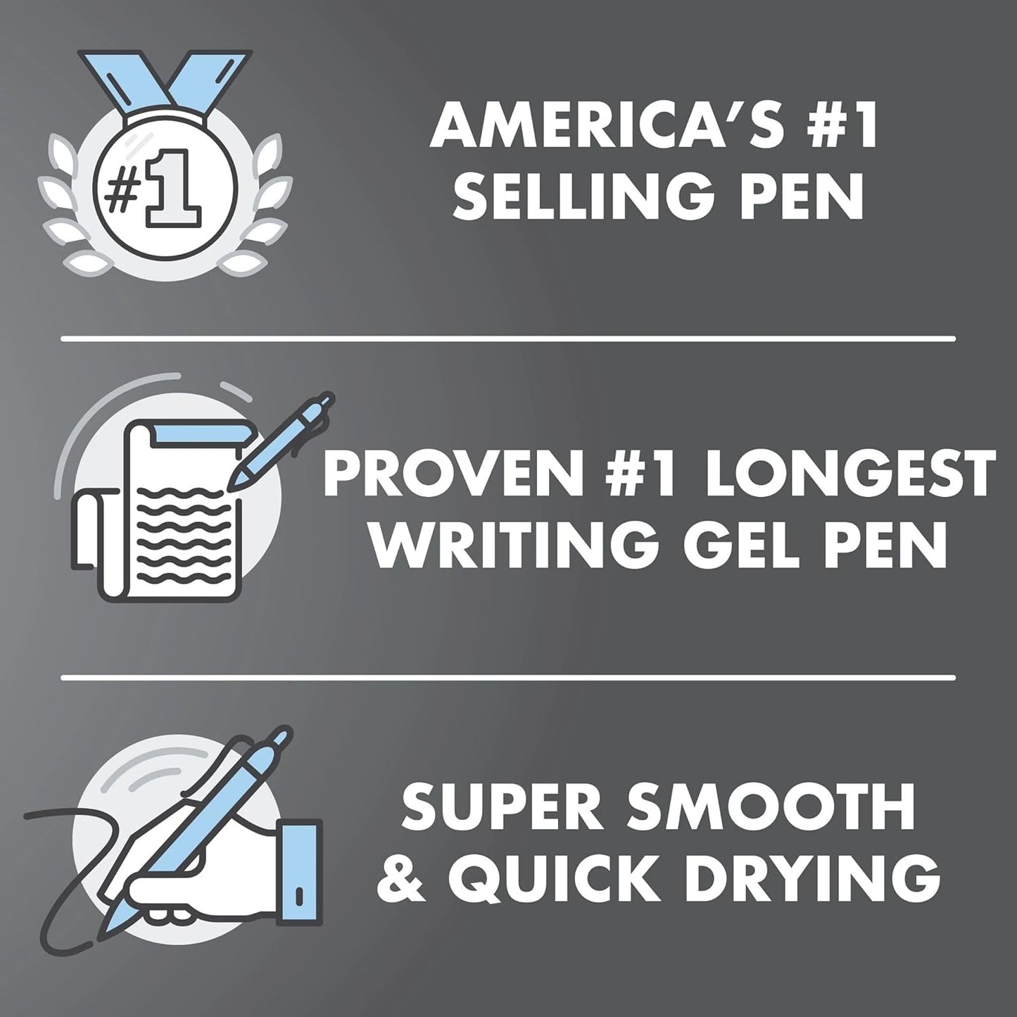 PILOT G2 Premium Refillable & Retractable Rolling Ball Gel Pens, Bold Point, Black Ink, 12-Pack (31256)