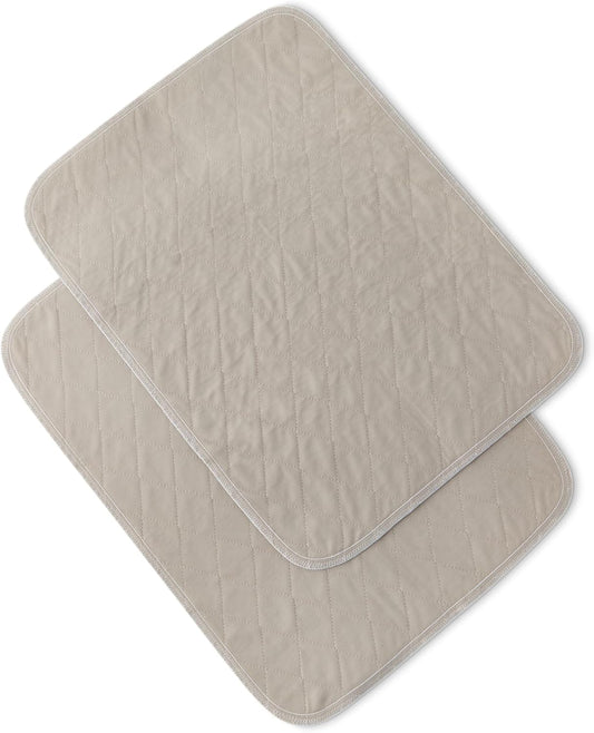 Amazon Basics Washable Puppy Pads, Non-Slip Leak-Proof Reusable Dog Pee Pads, 2 Pack