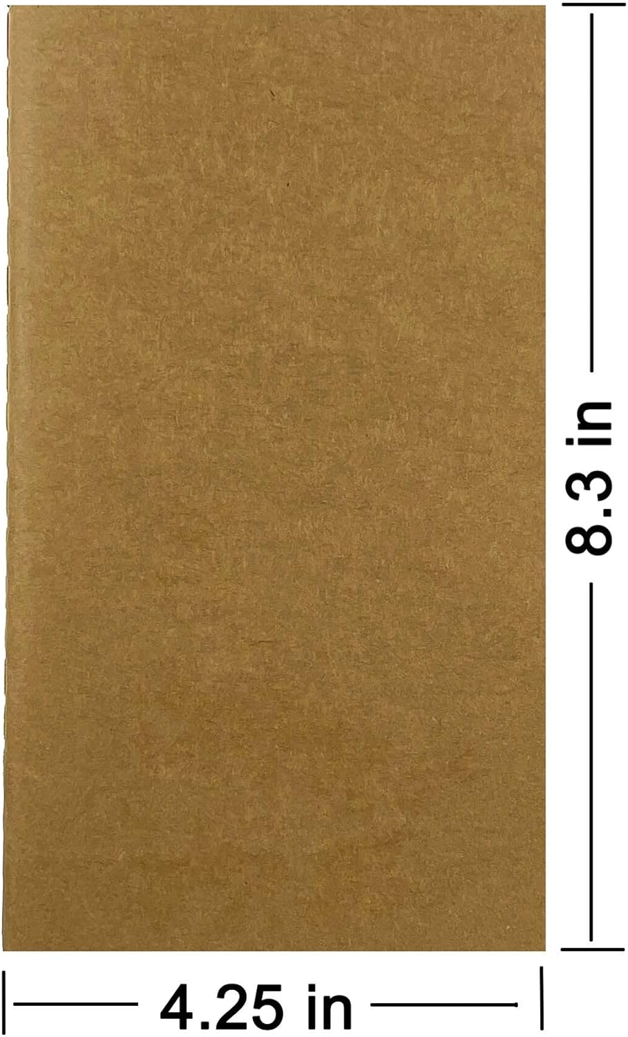 Travelers Notebook Inserts Jan 2026 - Dec 2027, Travelers Notebook Calendar 2 Years, Monthly Planner, Regular Size TN Journal, 8.3 x 4.25 inches, 1pcs