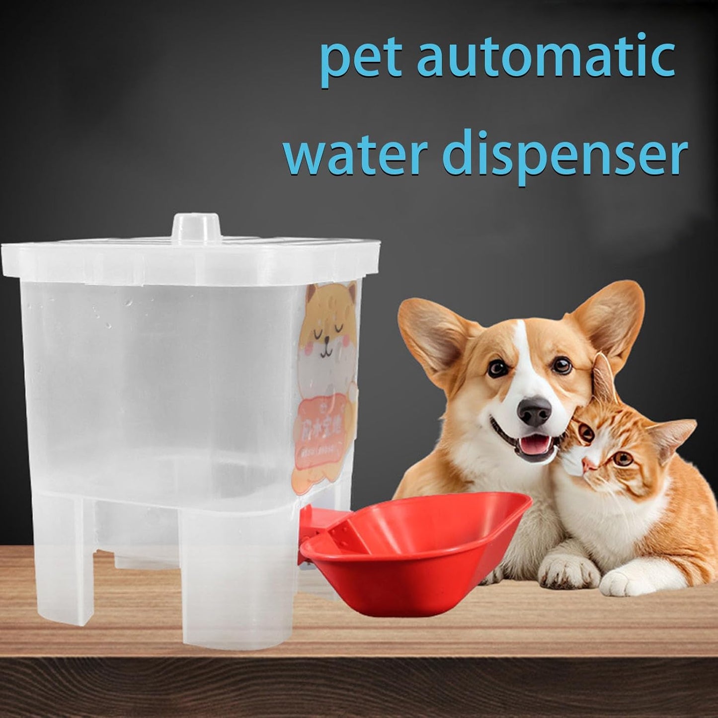 Automatic Water Fountain with Quiet Design and Large Capacity for Multi Pet Households Noiseless Water Fountain