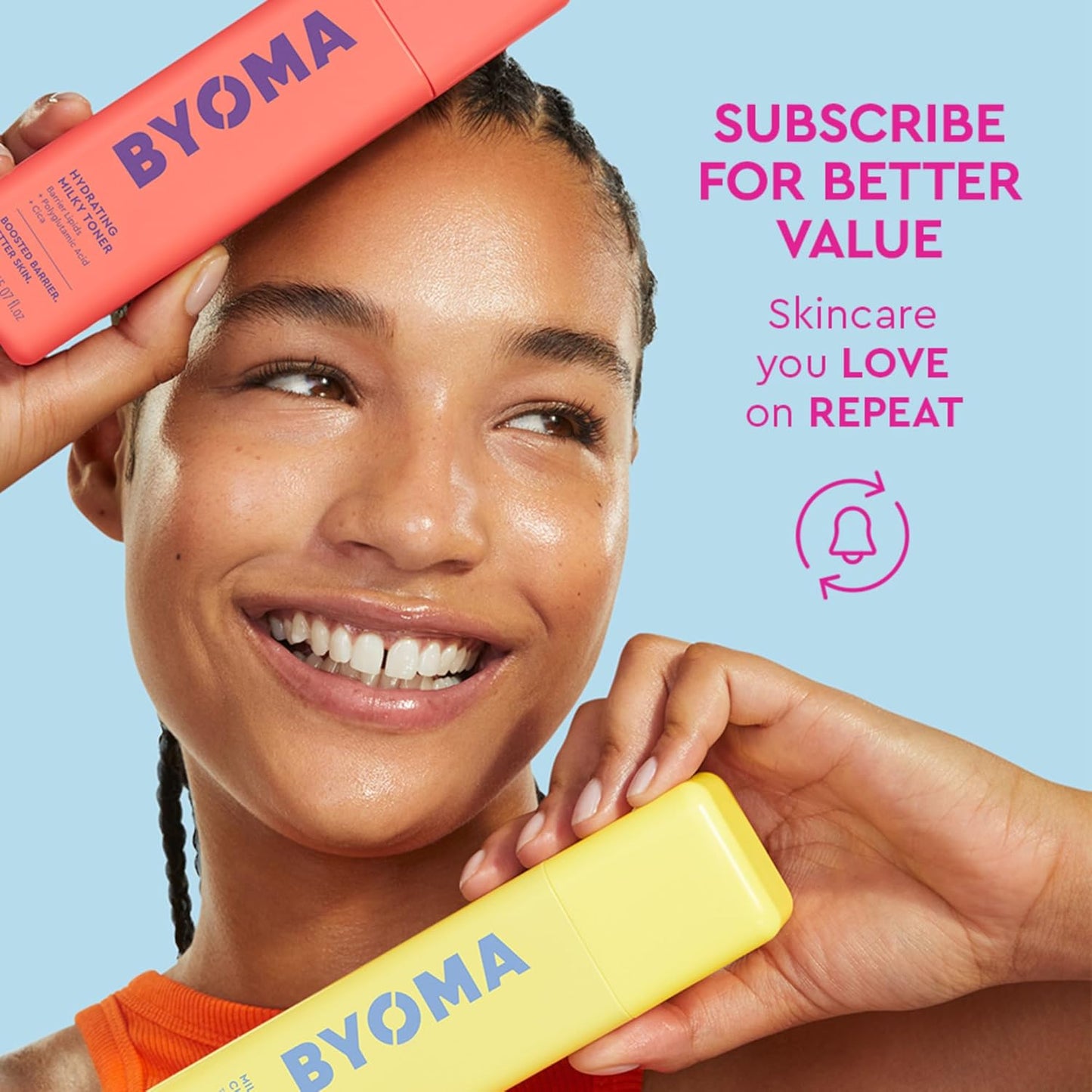 BYOMA So Hydrating Set - Barrier Repair Skincare Set - Creamy Jelly Cleanser, Hydrating Face Serum & Ceramide Face Moisturizer for Dry Skin - Anti Wrinkle, Alcohol Free Skin Care - 30ml, 15ml, 15ml