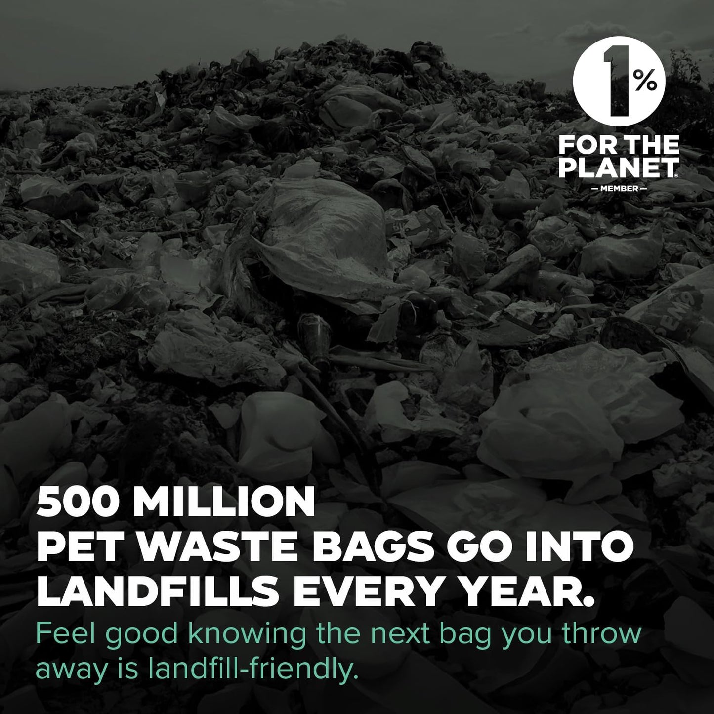 Doggy Do Good Next Pet Waste Bags, Landfill Friendly Recycled Plastic Unscented Dog Poop Bags for Dogs, Thick & Leakproof, Strong, Earth Friendly Poop Bags, 300 Count