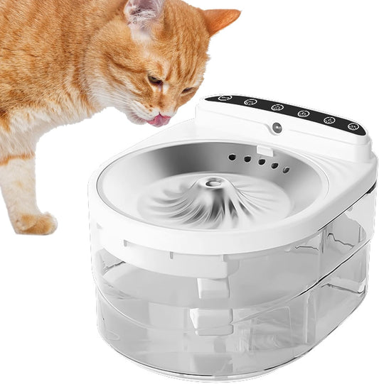 Wireless Water Fountain for Cats, 3L with Intelligent Motion Sensor | Drinker for Cat, Dog, Puppy – for Kittens, Puppies and Dogs, Hydration and Feeding, Indoor, Home, Living Room