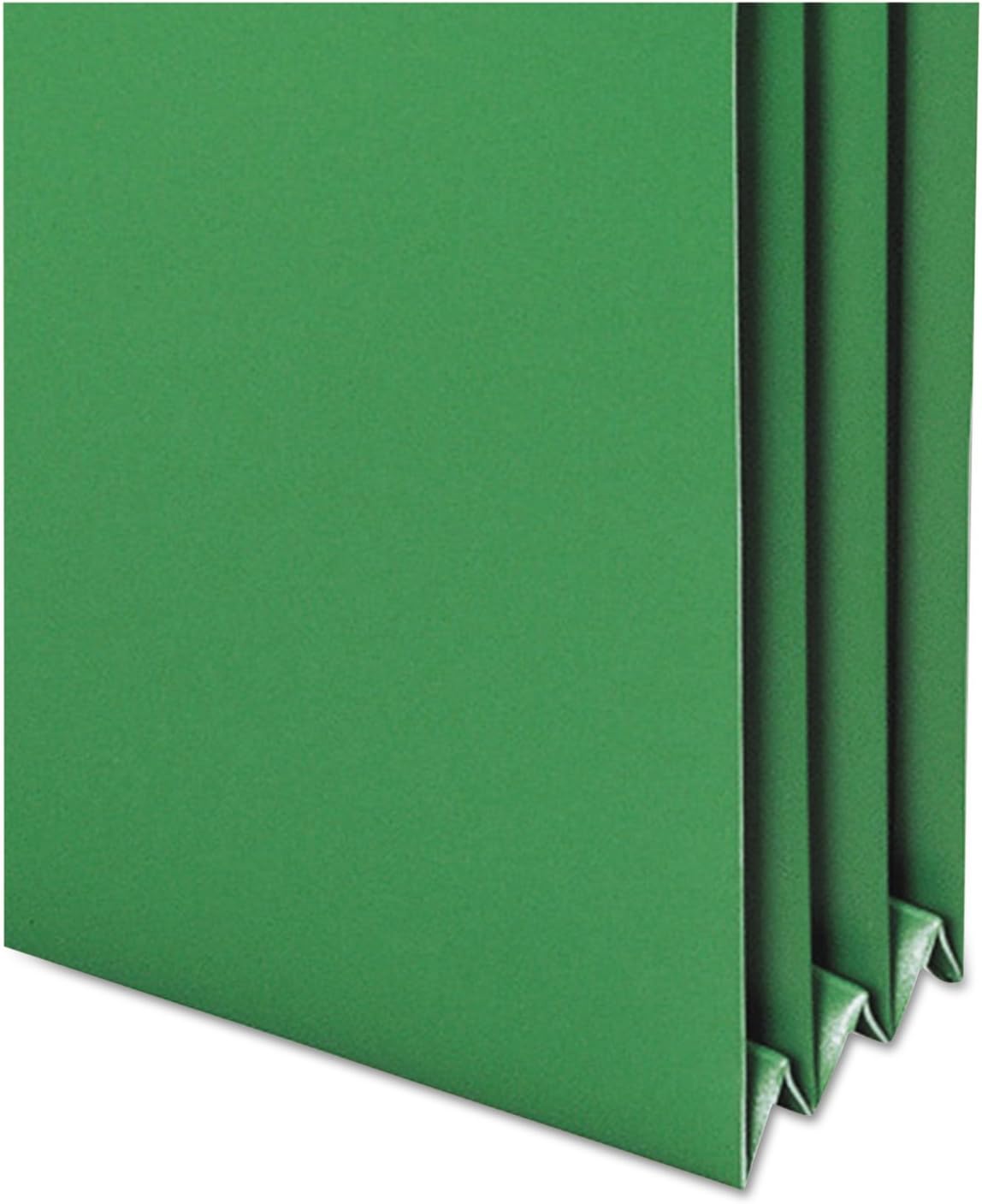 Smead Poly File Pocket, Straight-Cut Tab, 3-1/2" Expansion, Letter Size, Assorted Colors, Pack of 4
