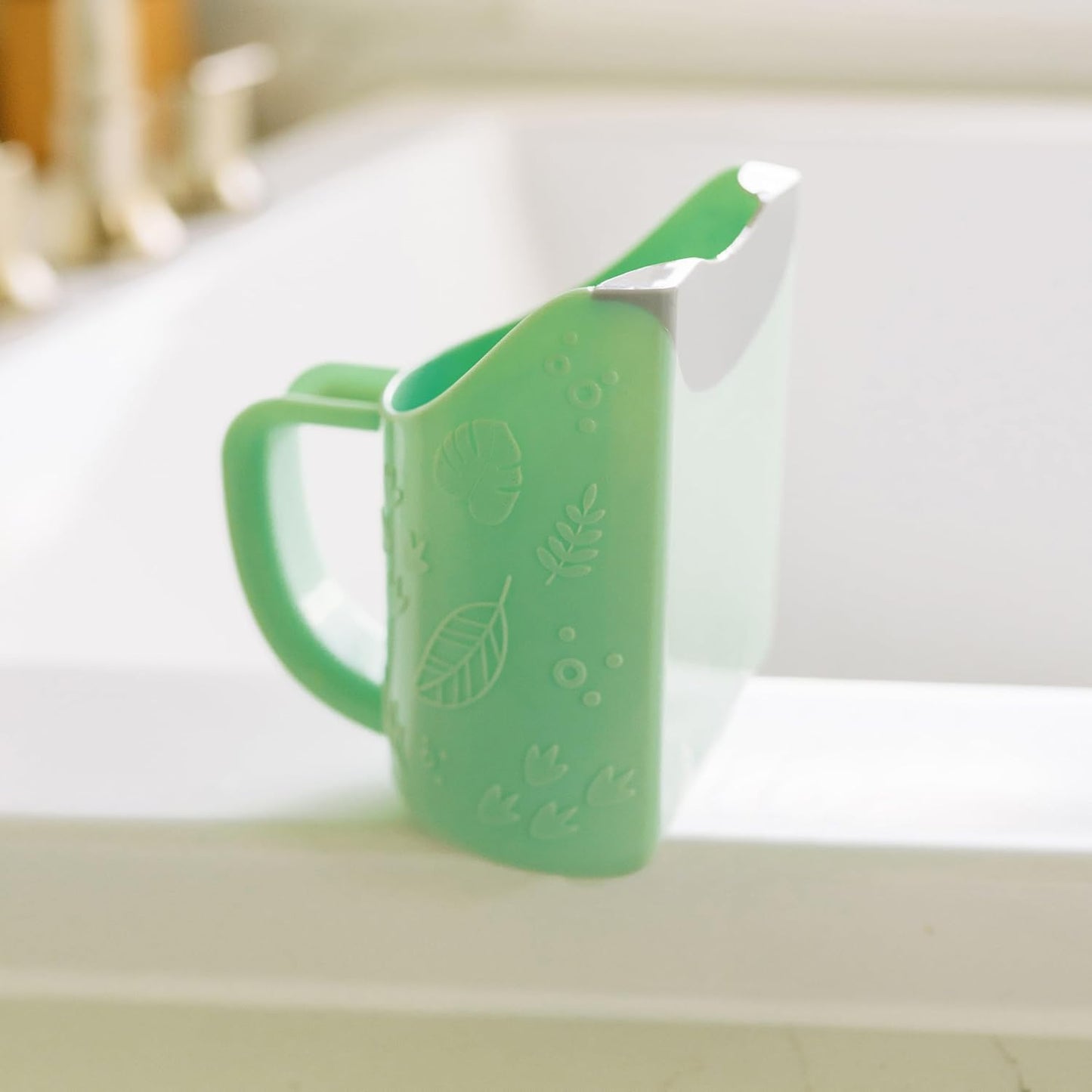Dr. Brown's CleanUp Dino-Pour Baby Bath Rinse Cup, Tear-Free Rinsing for Babies and Toddlers, BPA Free