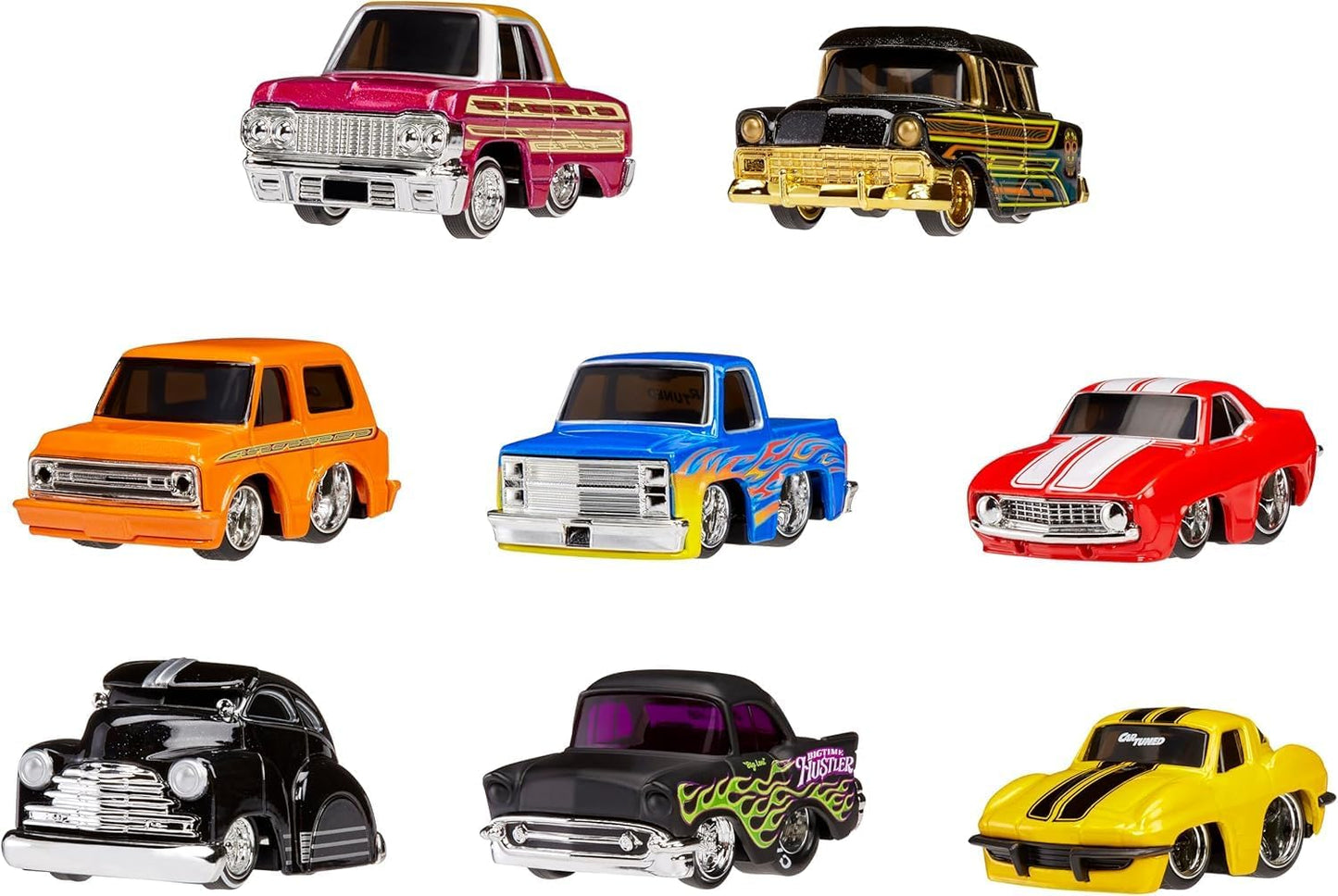 CarTuned Series 1-8 Pack, Diecast Vehicle, Ages 6+ Years