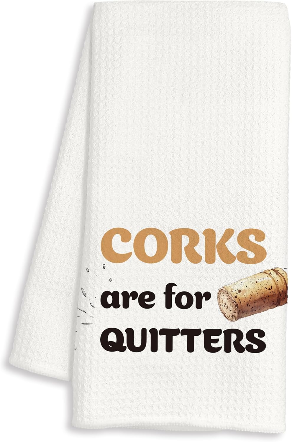 Funny Wine Kitchen Towels, Wine Lovers Gifts, Bartender Gifts Decorative Dish Hand Tea Towels for Kitchen Home Bar Cart, 16x24 Inch
