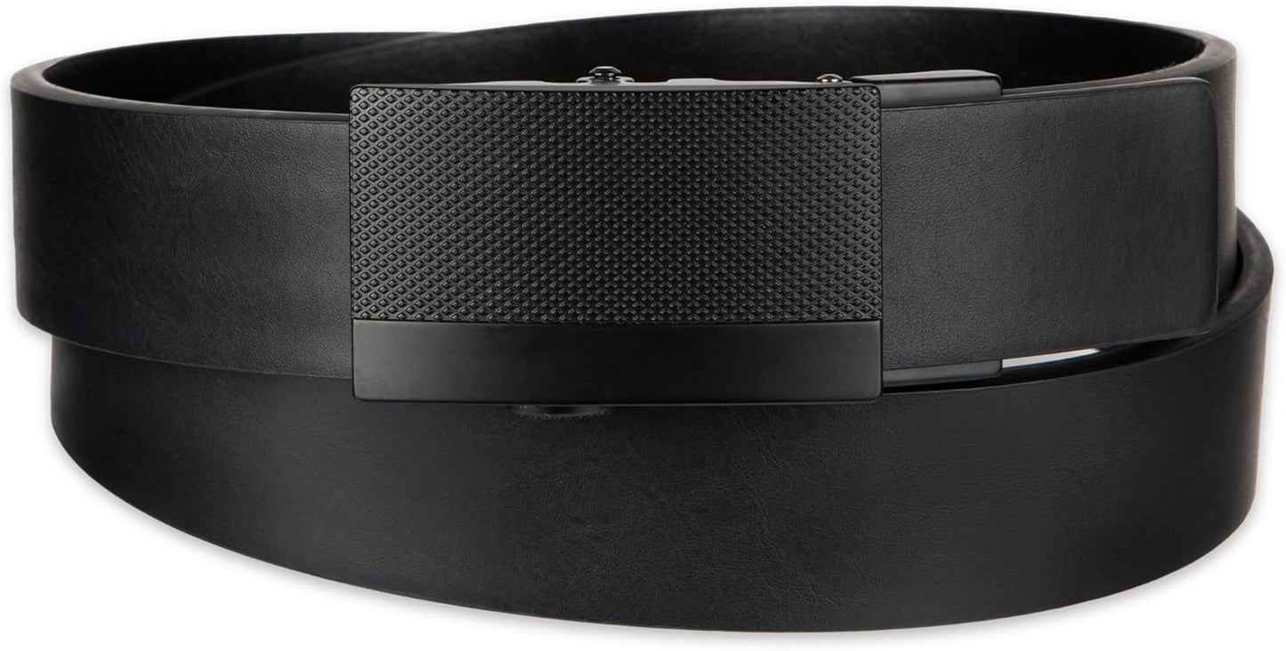 Kenneth Cole REACTION Men's Perfect Fit Adjustable Belt – Track Lock and Compression Buckle Styles