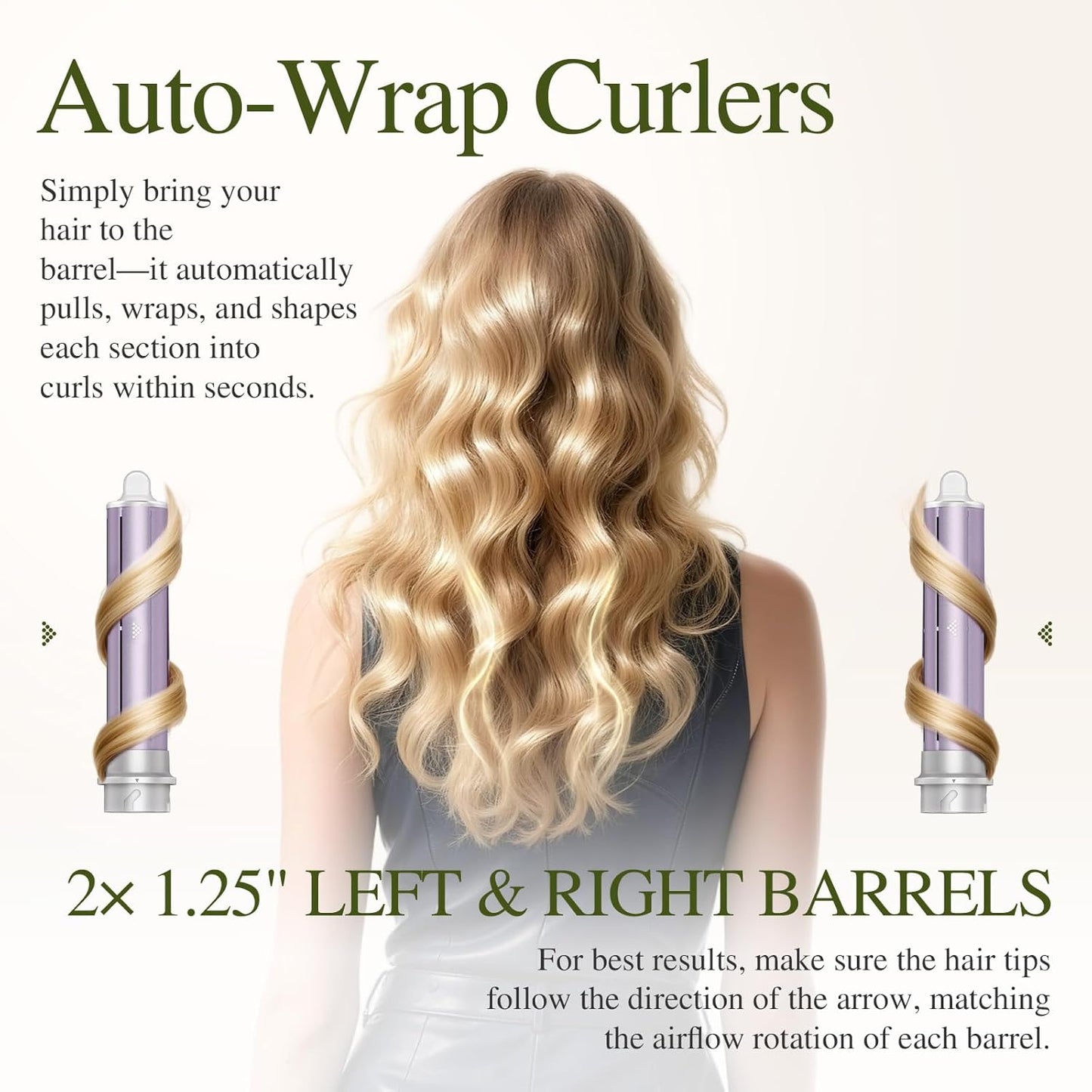 5 in 1 Hot Air Styler- 110,000 RPM Ionic Straighter, High Speed Hair Dryer, Volumizer & Auto-Wrap Curlers, Frizz-Free Styling Tool, Hair Styler Gift Set with Travel Bag