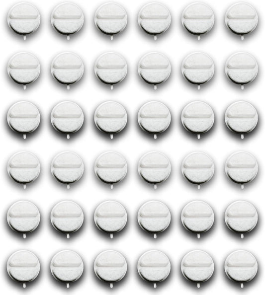 NISPIRA Triple Filtration Charcoal Water Filter for 84oz/2.5L Nugget Dog & Cat Water Fountain Dispenser 36 Pack