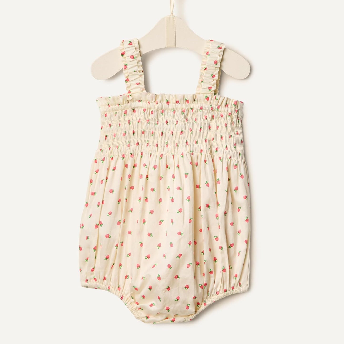 Amazon Essentials x Sofia Grainge Baby Girls' Woven Sleeveless Ruffle Romper