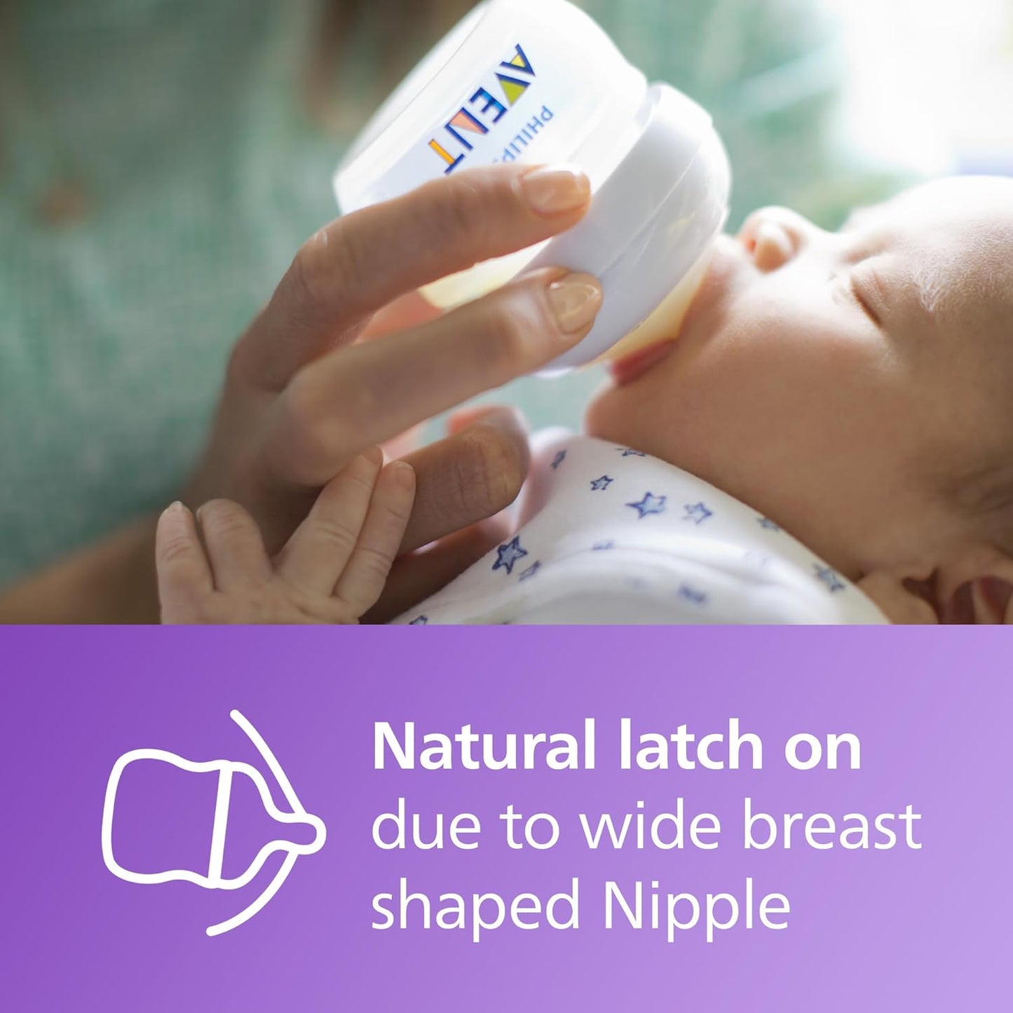 Philips Avent Natural First Flow Nipple, 4 Pack, SCF657/43