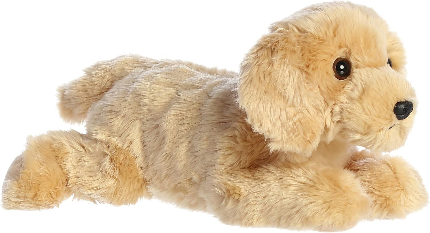 Aurora® Adorable Flopsie™ Goldie™ Stuffed Animal - Used to Create Imaginative Play Adventures - Perfect for Birthdays, Kids and Adults, All Ages - Brown 12 Inches
