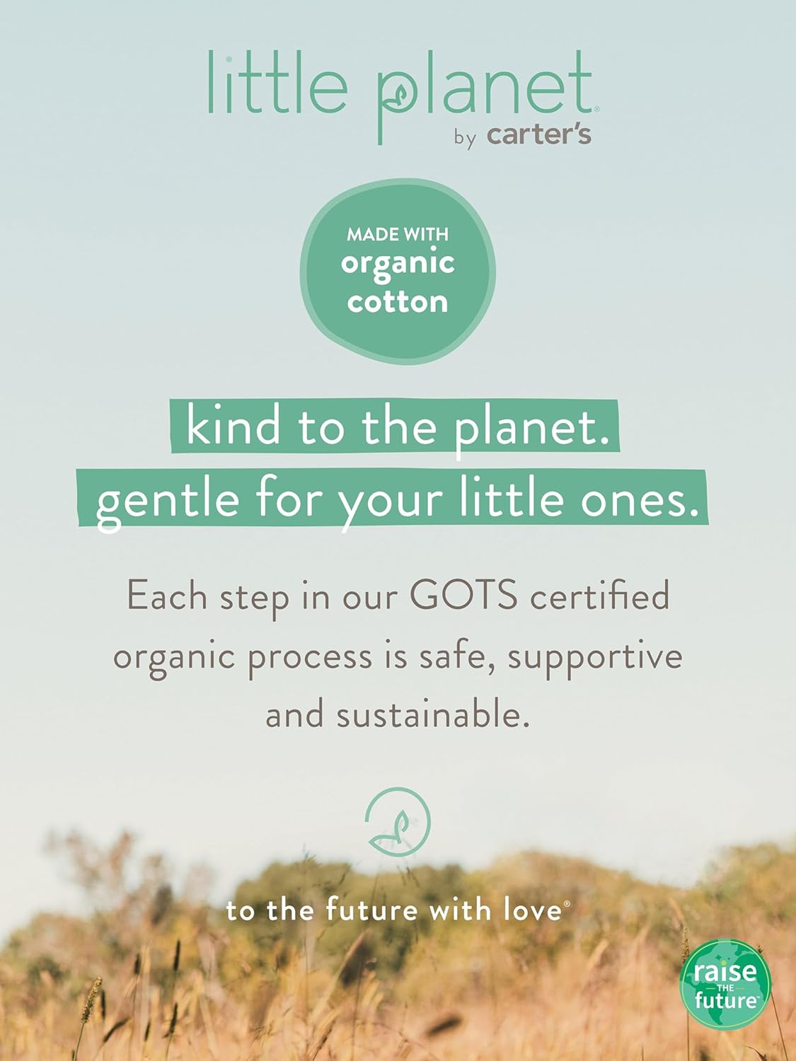 little planet by carter's unisex-baby Jumpsuit Made With Organic Cotton