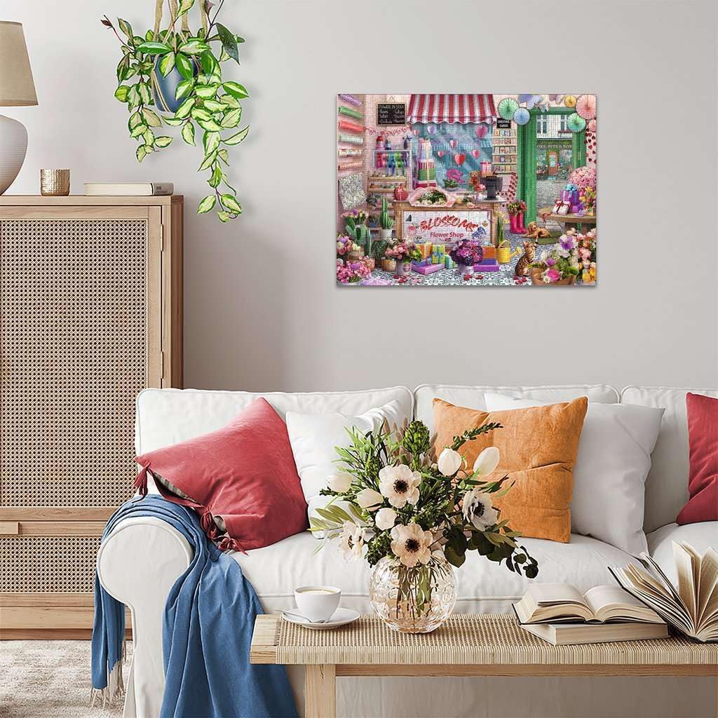 Ravensburger Blossoms Flower Shop 1000 Piece Puzzle for Adults
