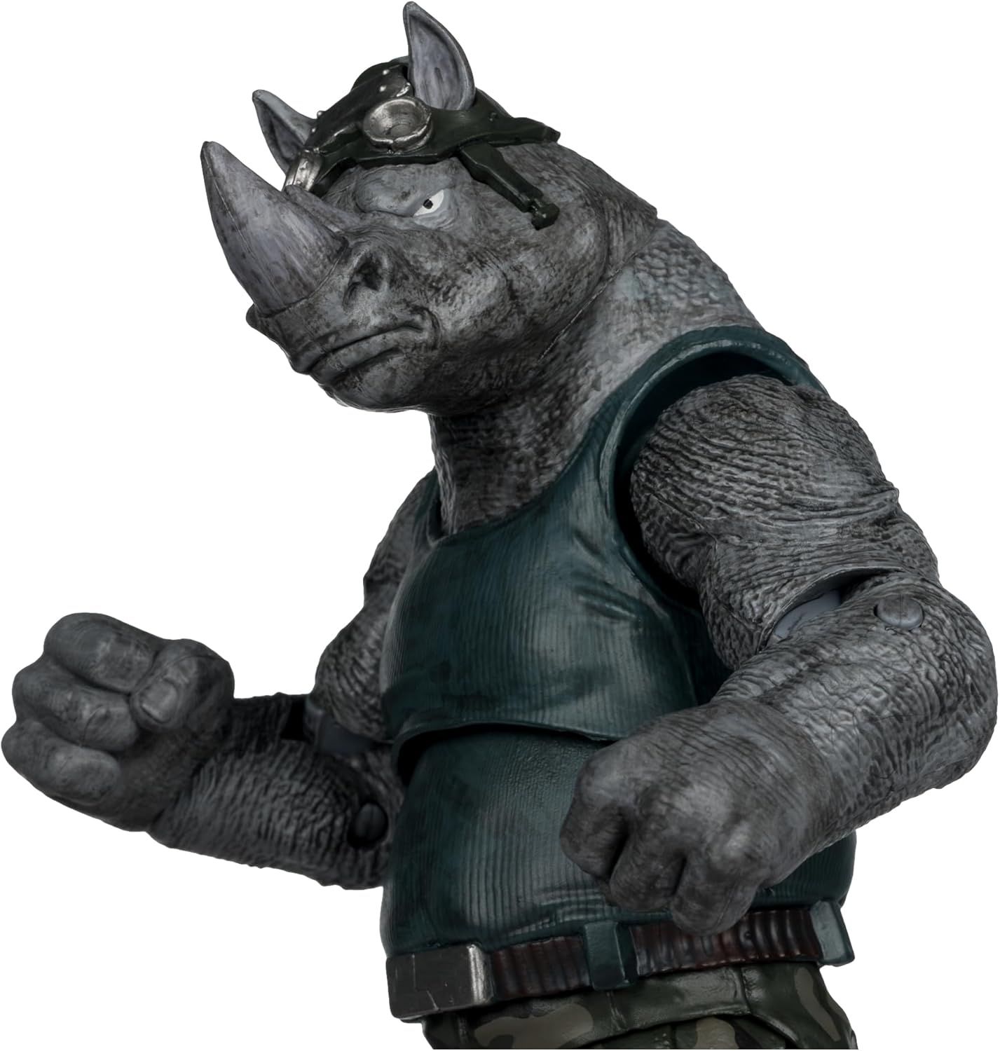 McFarlane Toys- Teenage Mutant Ninja Turtles (Page Punchers) Rocksteady 5in Action Figure with Comic