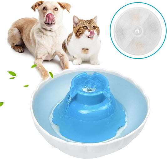 1pc/5pcs/10pcs Drinking Fountain for Pet Water Supplies Replace Filter Activated Carbon Drinking Replacement Cotton Replacement Round Replacements for Pumps
