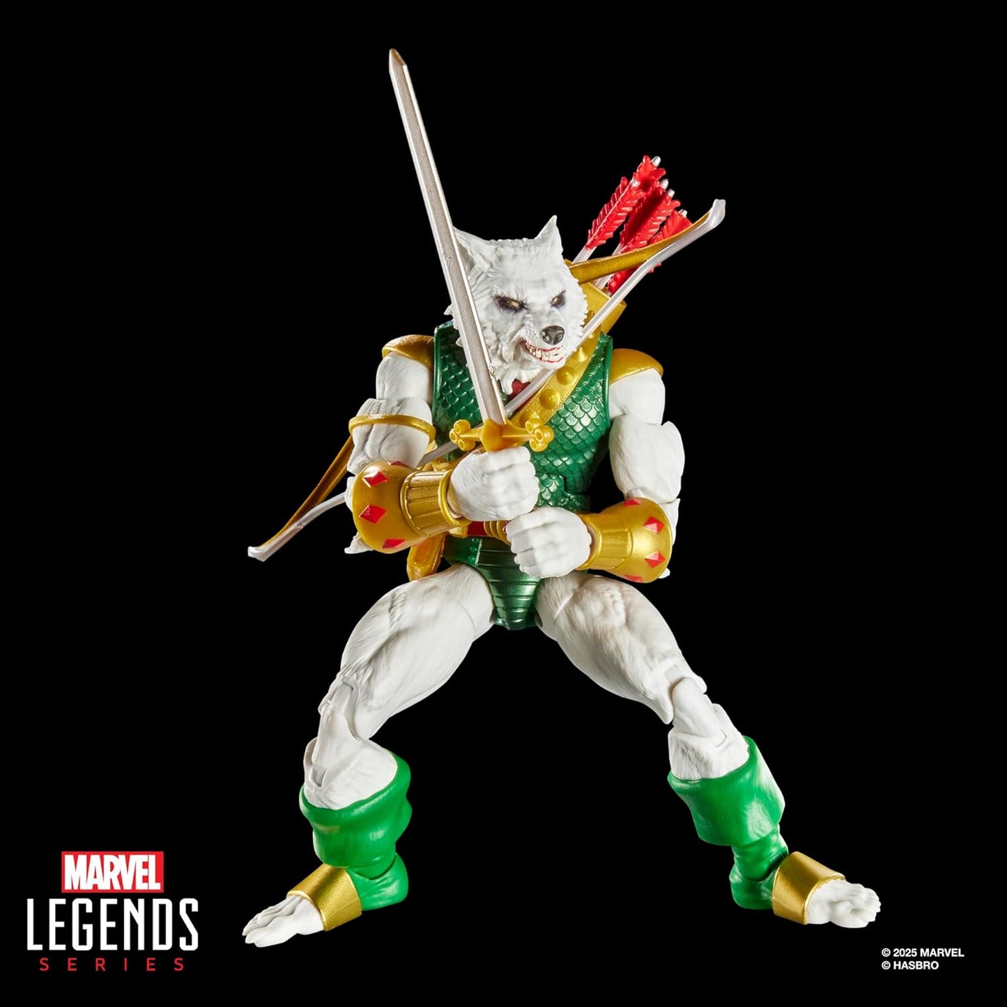 Marvel Legends Series Magic: The Gathering Man-Wolf, 6-Inch Spider-Man Action Figure Toy & Exclusive Foil Collectible Card Game Trading Card