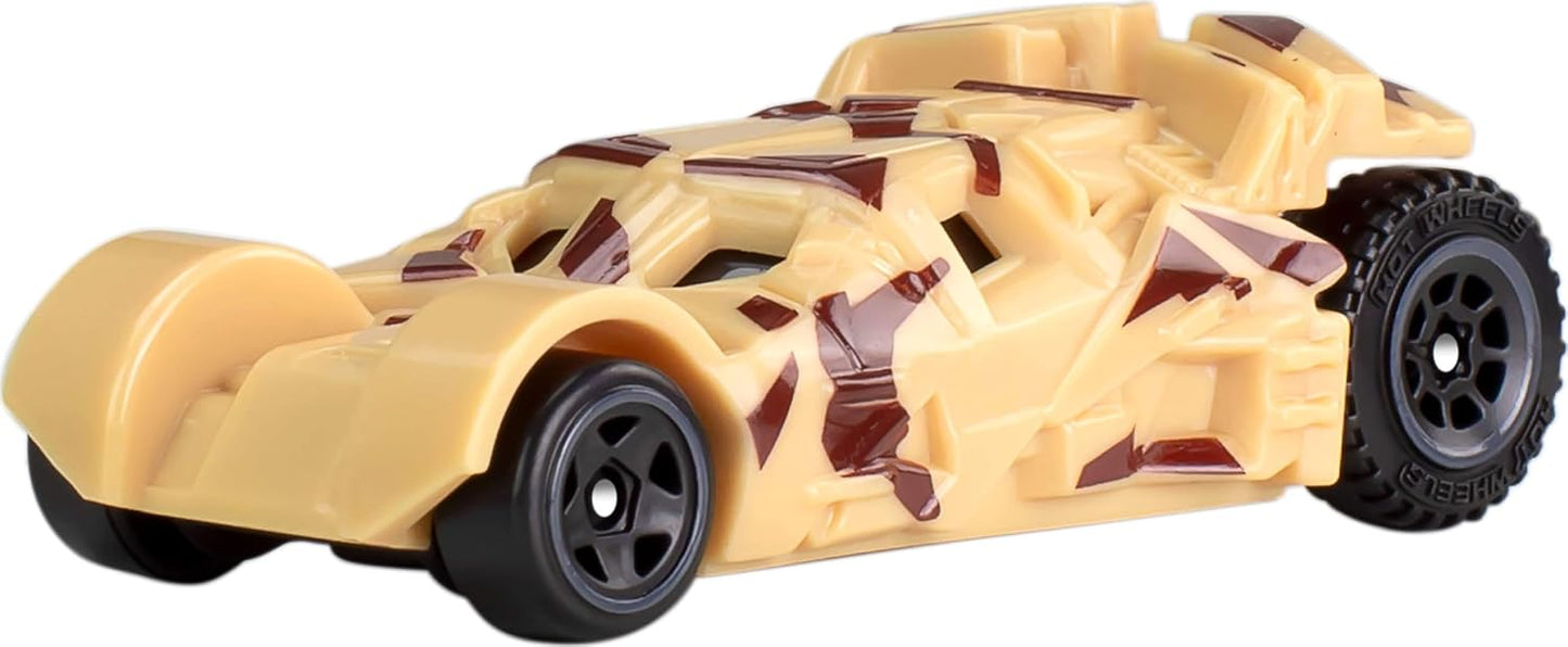 Hot Wheels 1:64 Scale Die-Cast Toy Cars, Set of 5 Batman 85th Anniversary Vehicles Featuring 5 Different Batmobile Replicas in Commemorative Packaging
