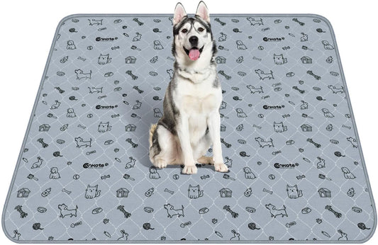 Extra Large 72"x72" Washable Pee Pads for Dog Super Absorbent, Reusable Pee Pads Non-Slip Waterproof Pet Training Mats for Playpen, Crate, Floor, Incontinence, Housebreak