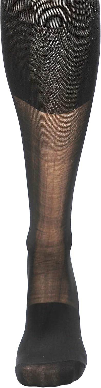 Mona's Choice 3-Pack Mens Sheer Nylon Dress Socks