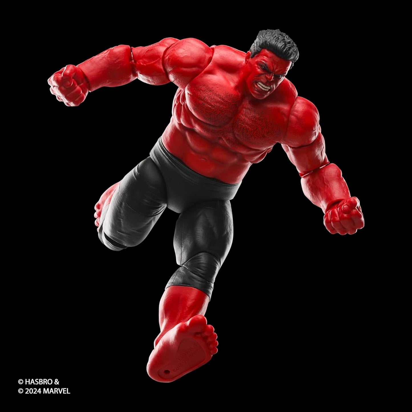 Marvel Legends Series Red Hulk, Captain America: Brave New World Collectible Deluxe 6 Inch Action Figure